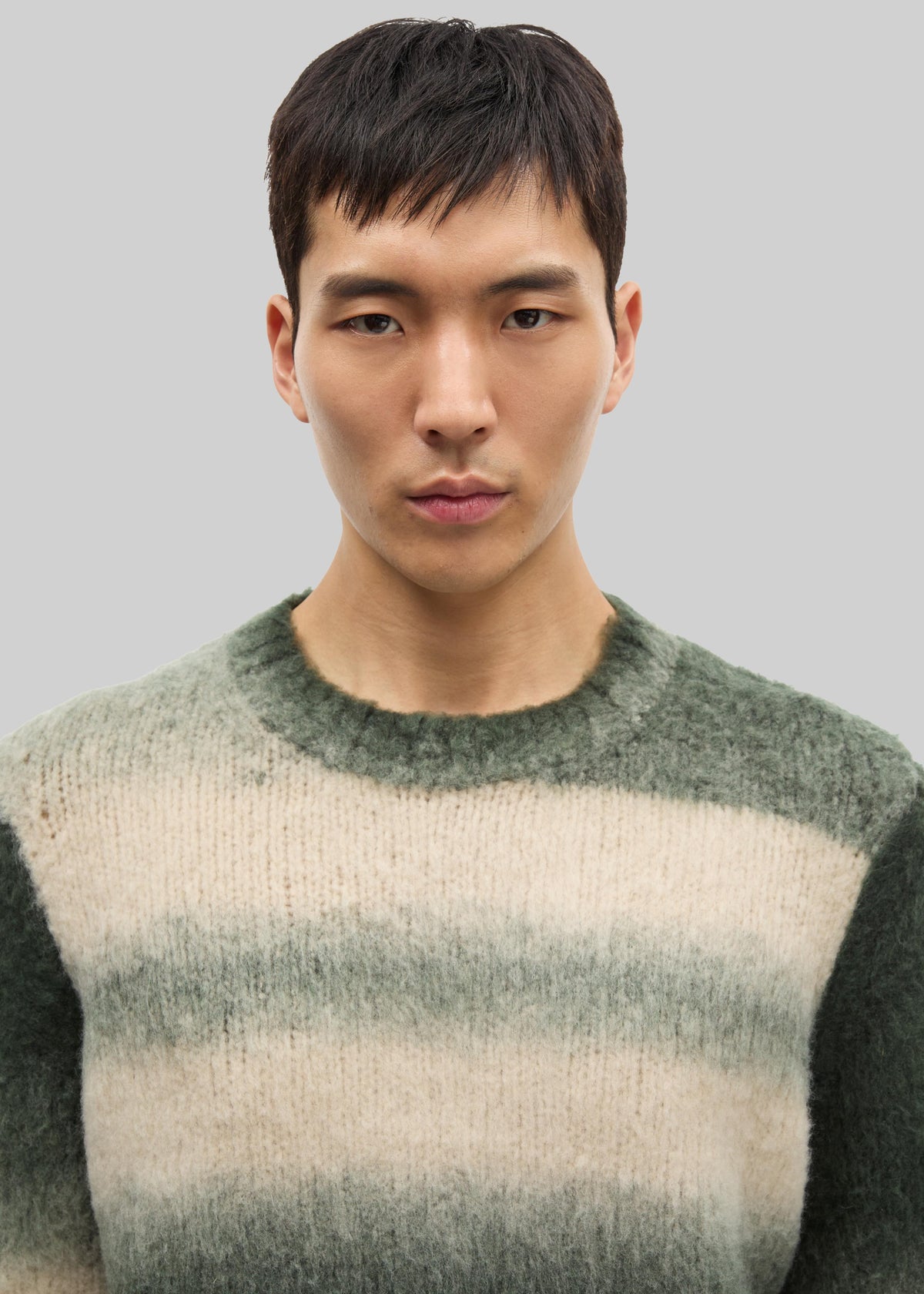 Samsøe Samsøe Safabio Sweater - Ombre Gray Stripes - 3