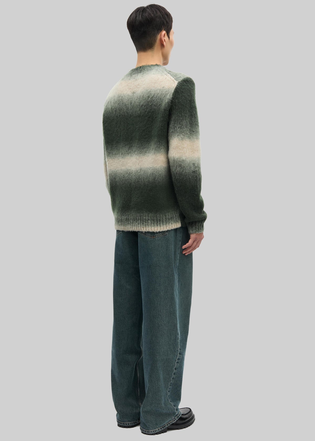 Samsøe Samsøe Safabio Sweater - Ombre Gray Stripes - 5