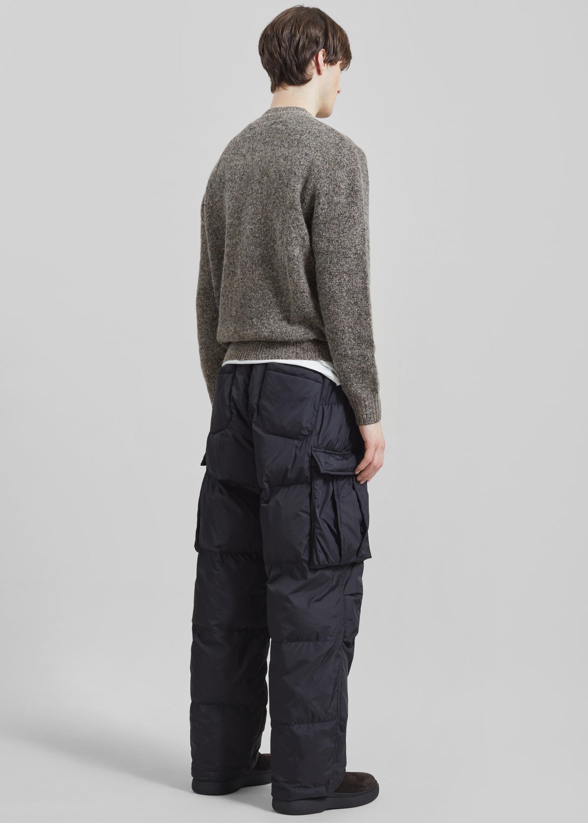 Samsøe Samsøe Safloyd V-Neck Sweater - Fossil Melange - 6