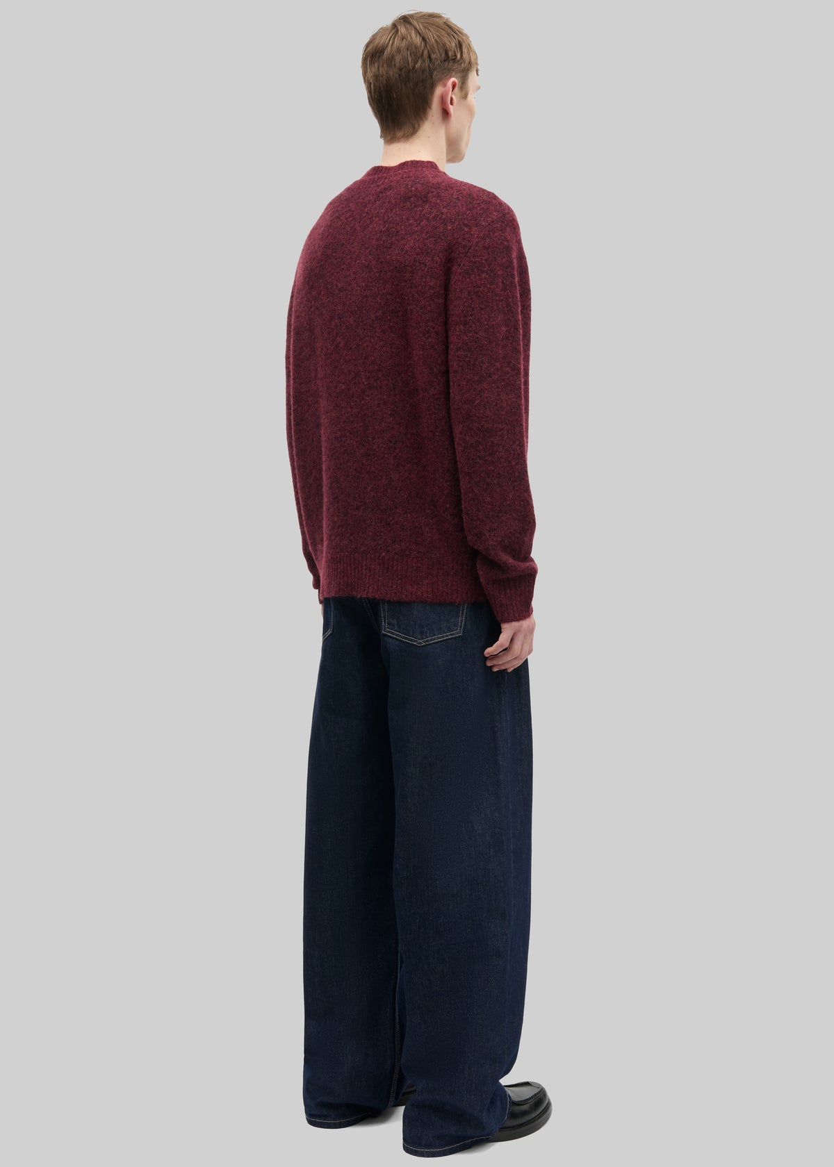 Samsøe Samsøe Safloyd V-Neck Sweater - Rum Raisin Melange - 8