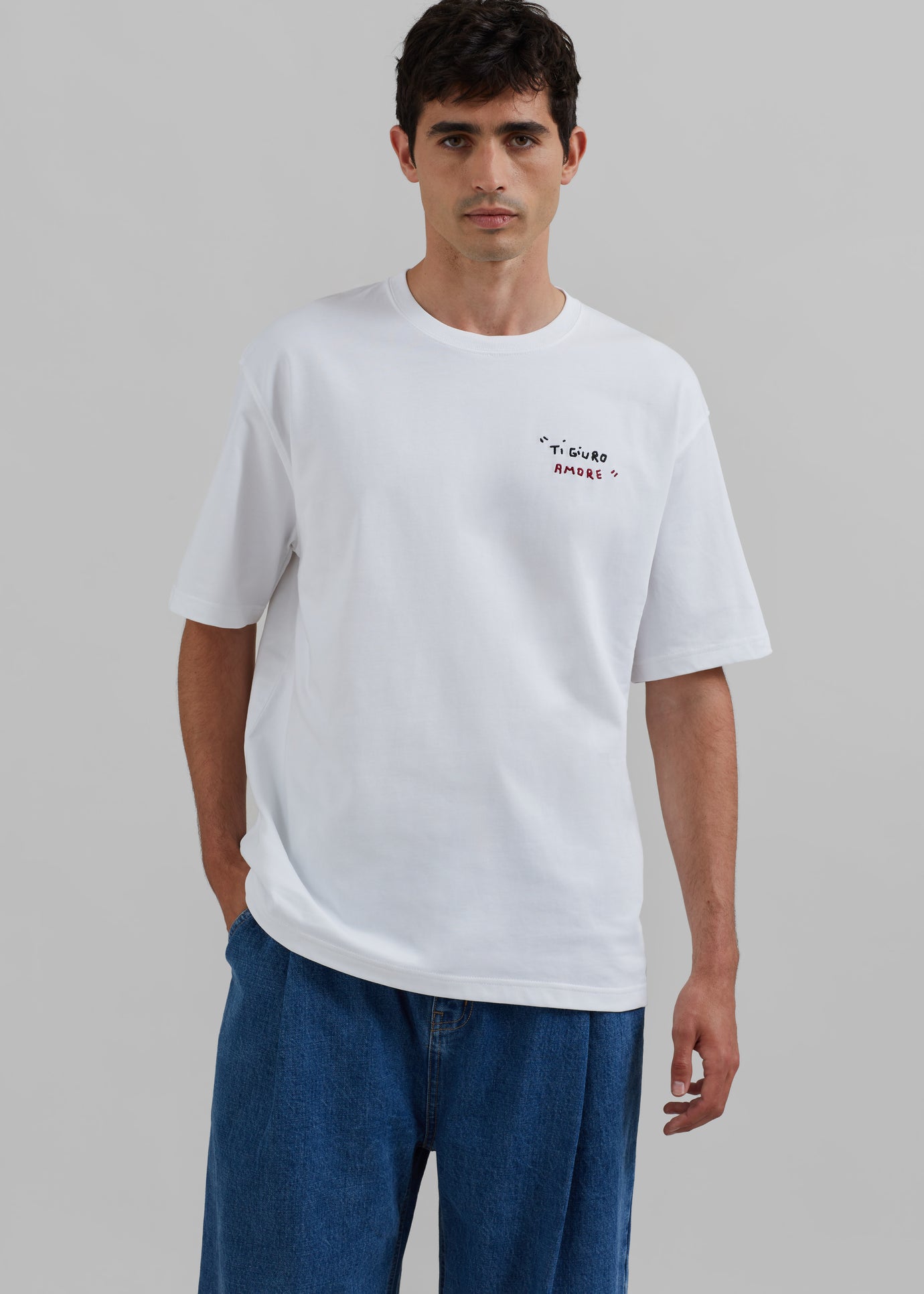 Samsøe Samsøe Sagiotto T-Shirt - White Ti Giuro