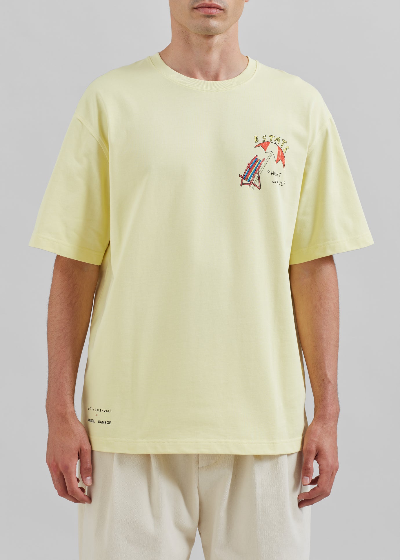 Samsøe Samsøe Sagiotto T-Shirt - Yellow Estate - 1