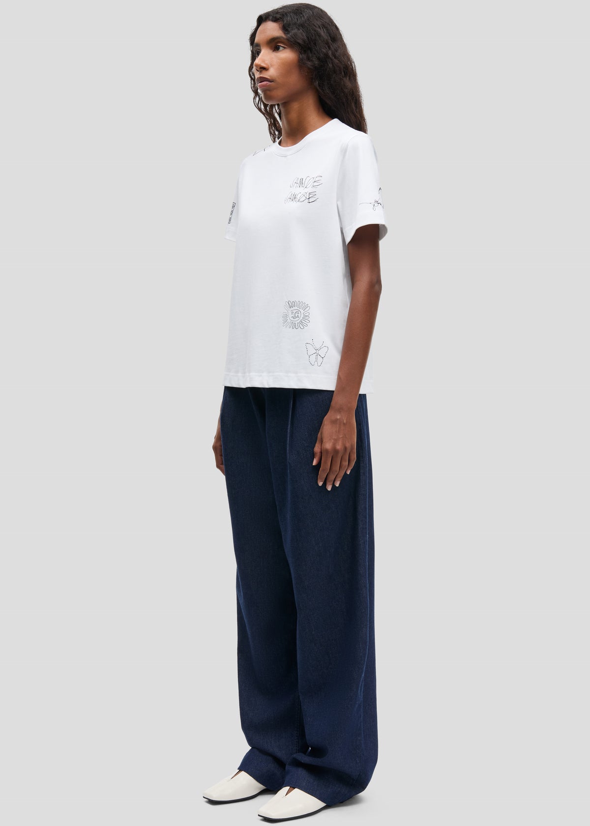 Samsøe Samsøe Saharper Pleat Jeans - Soft Denim - 3