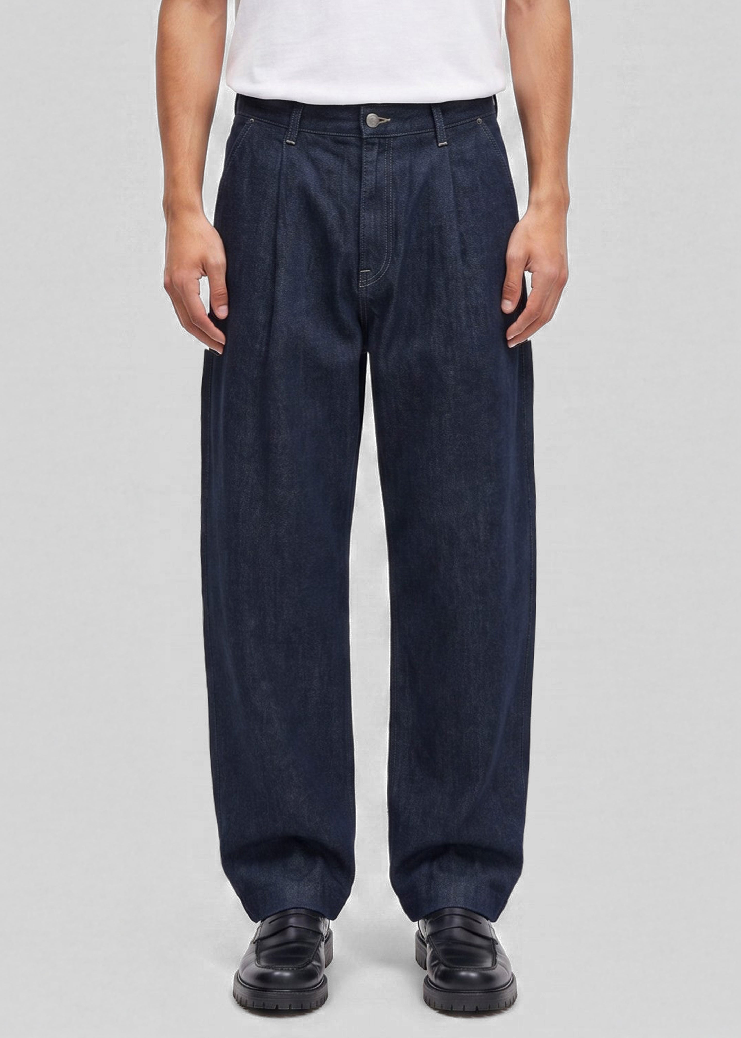 Samsøe Samsøe Saharper Pleat Jeans - Soft Denim - 6