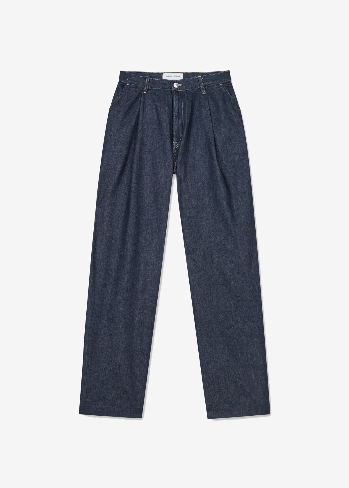 Samsøe Samsøe Saharper Pleat Jeans - Soft Denim - 10