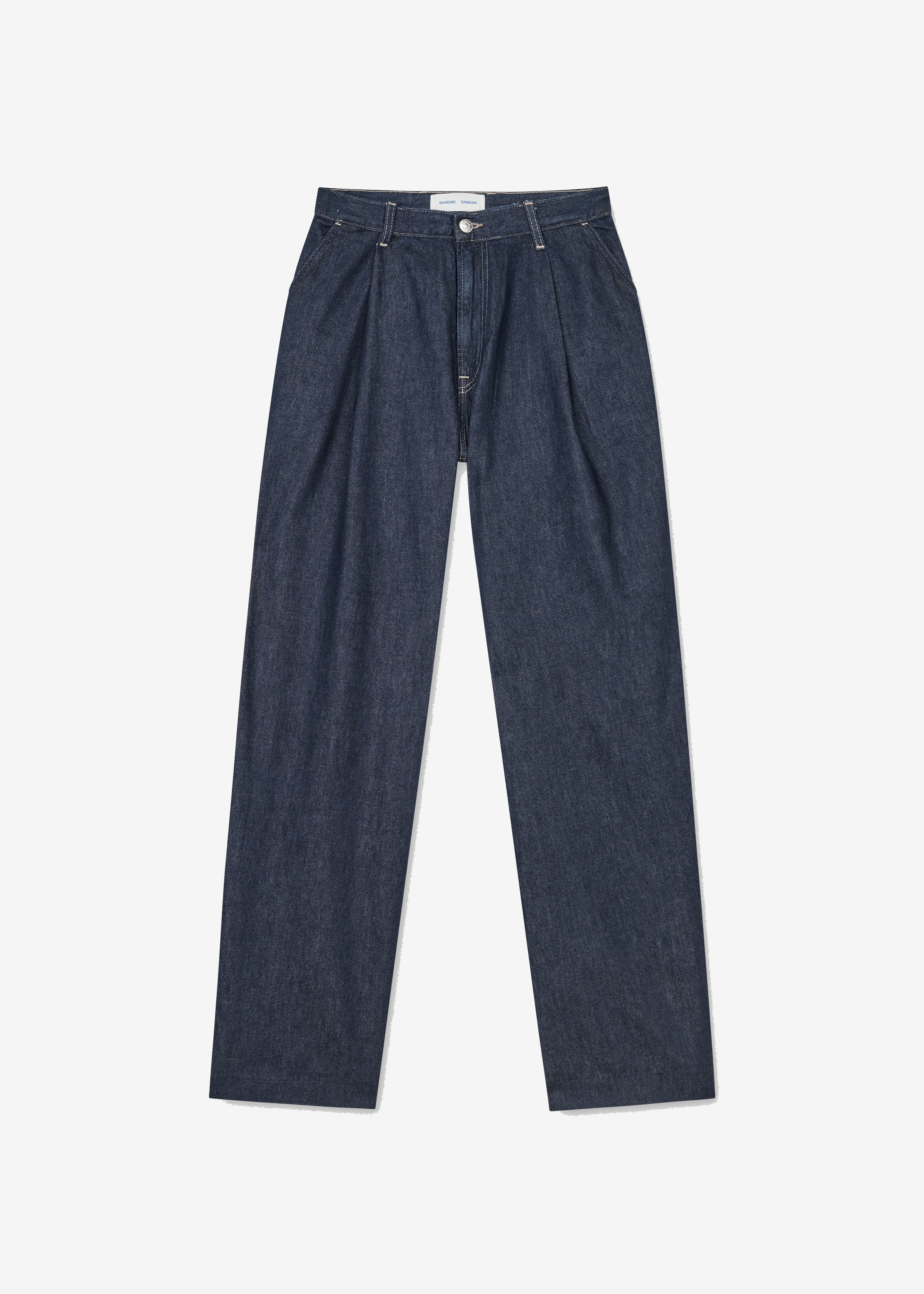 Samsøe Samsøe Saharper Pleat Jeans - Soft Denim - 10