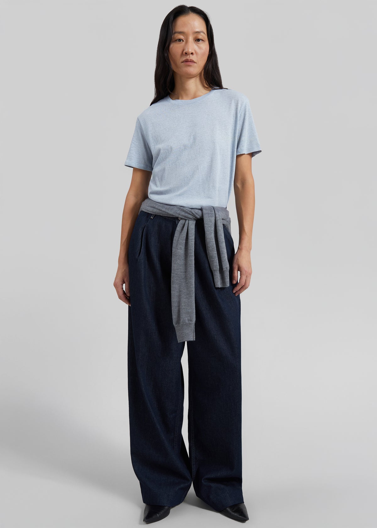 Samsøe Samsøe Saharper Pleat Jeans - Soft Denim