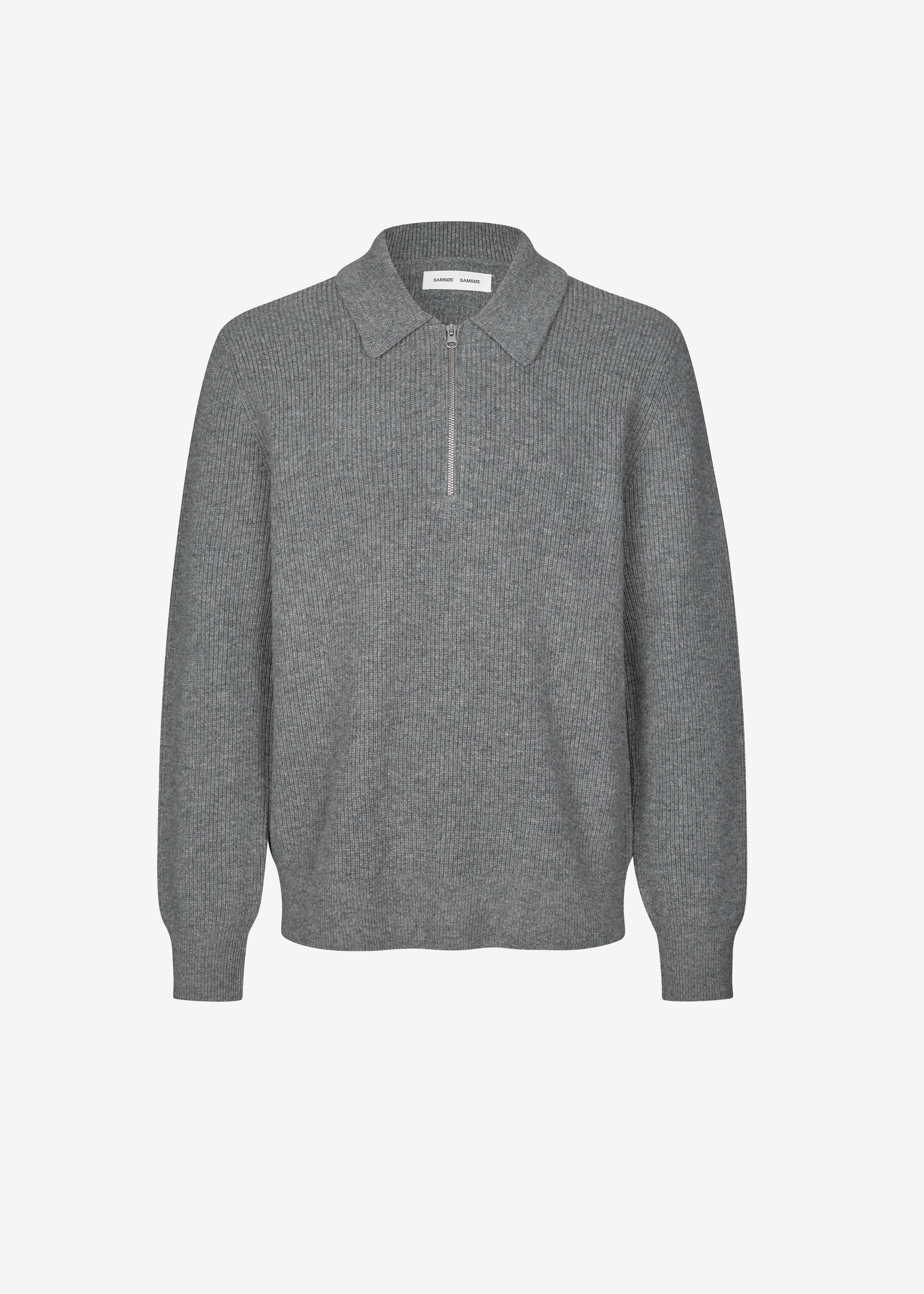 Samsøe Samsøe Saisaks Hz Polo - Dark Grey Melange - 8