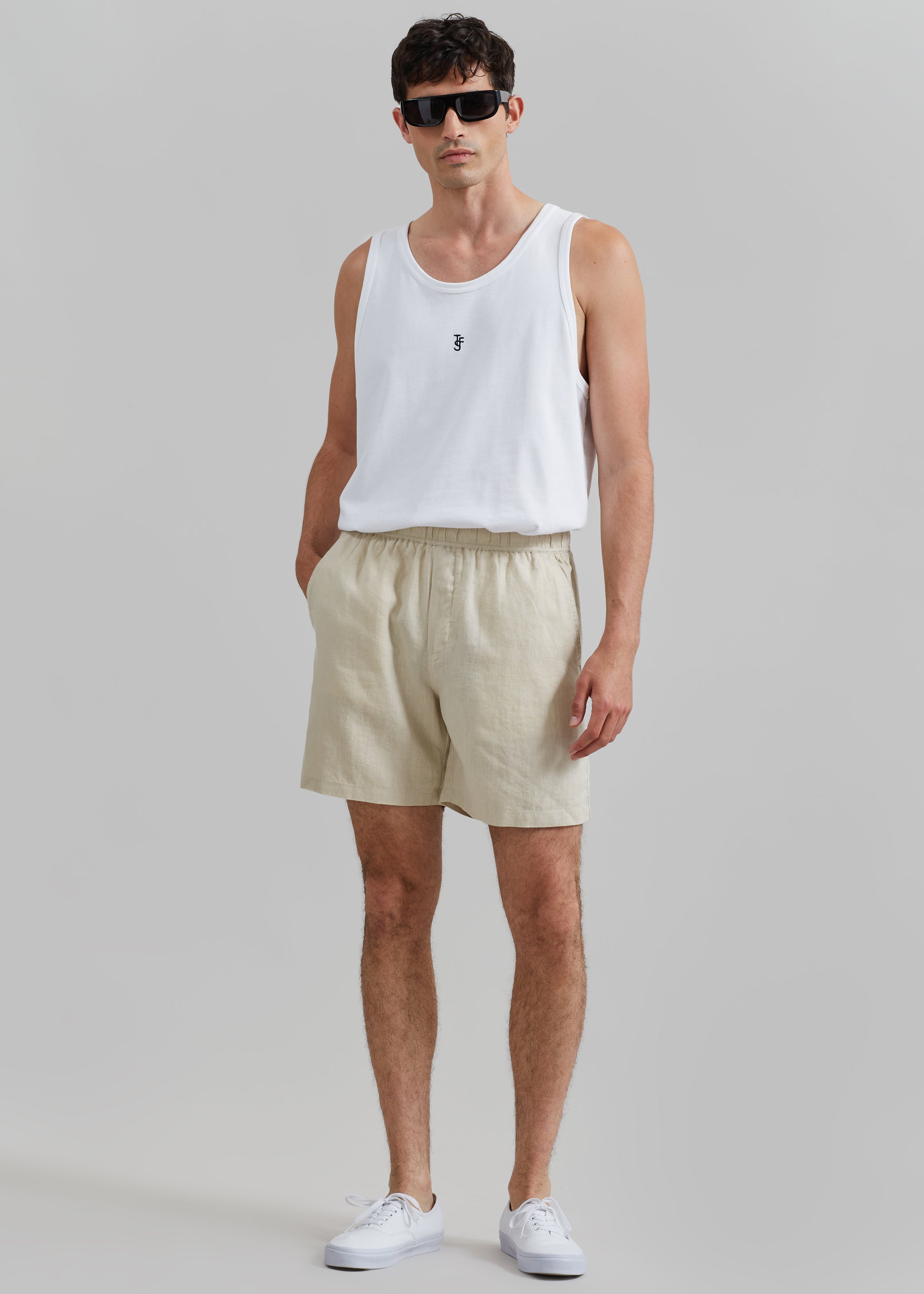 Shop the look image for Samsøe Samsøe Sajabari Shorts - Castle Wall