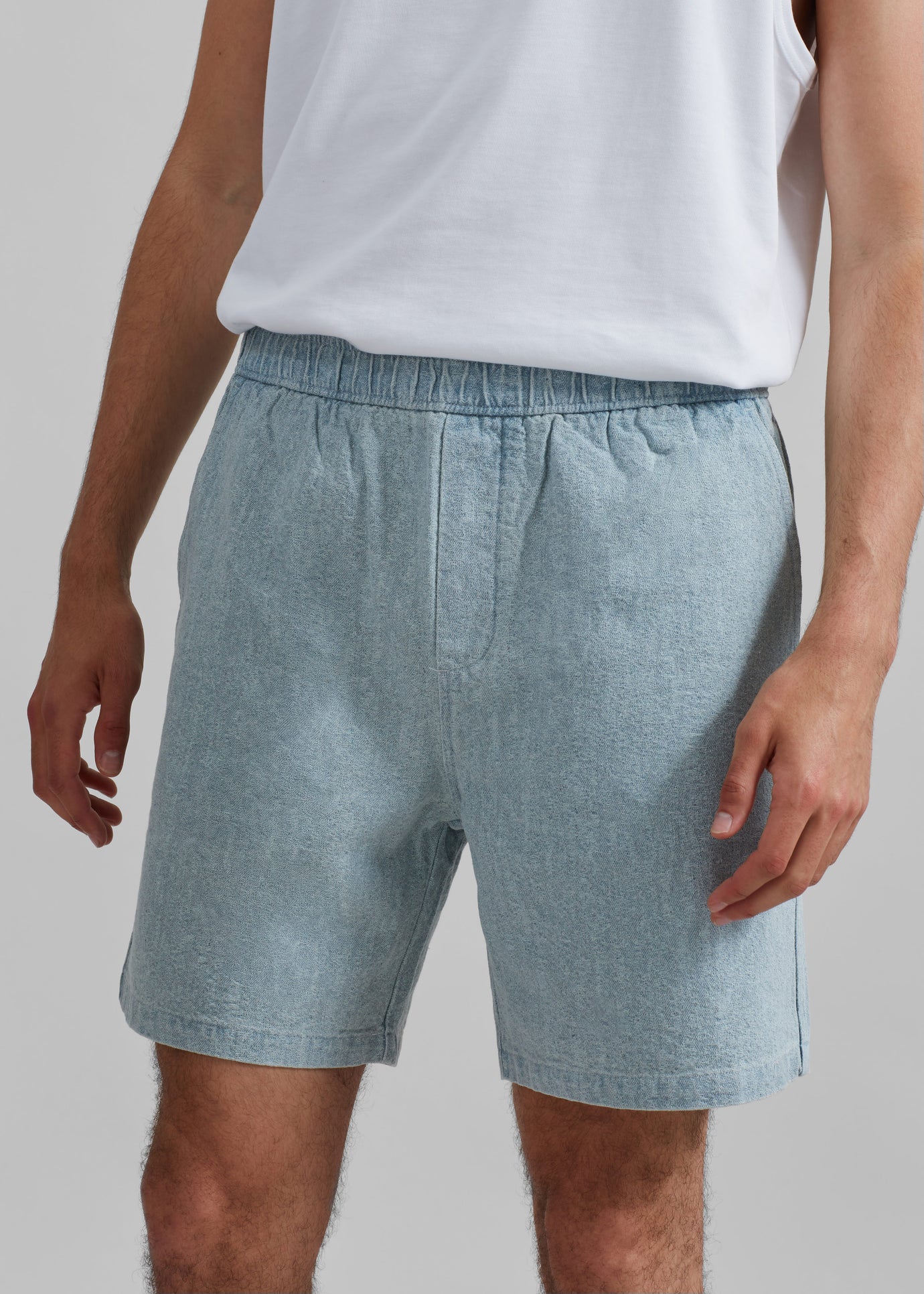 Samsøe Samsøe Sajabari Shorts - Destructed Denim - 1