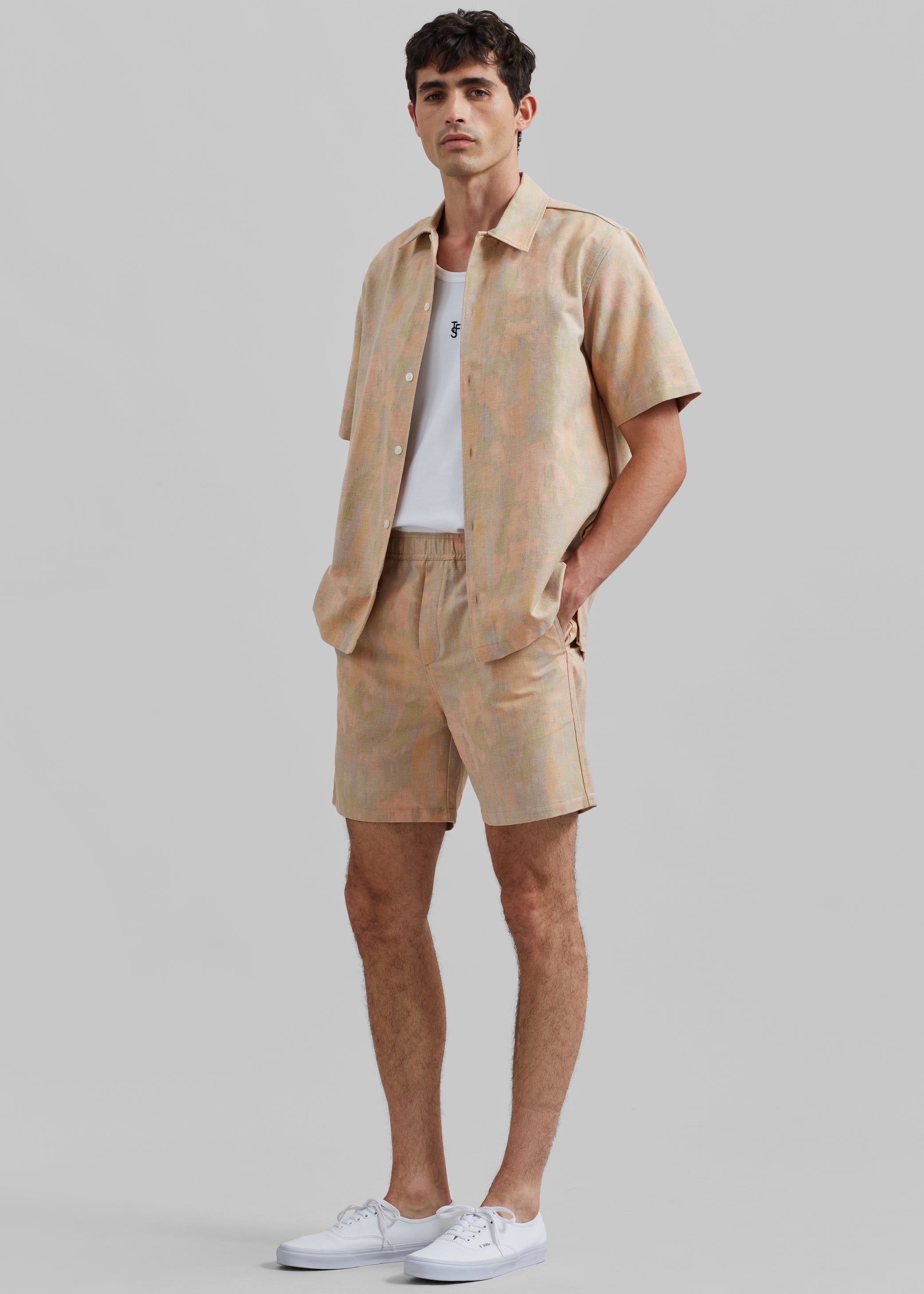 Shop the look image for Samsøe Samsøe Sajabari Shorts - Floral Camouflage