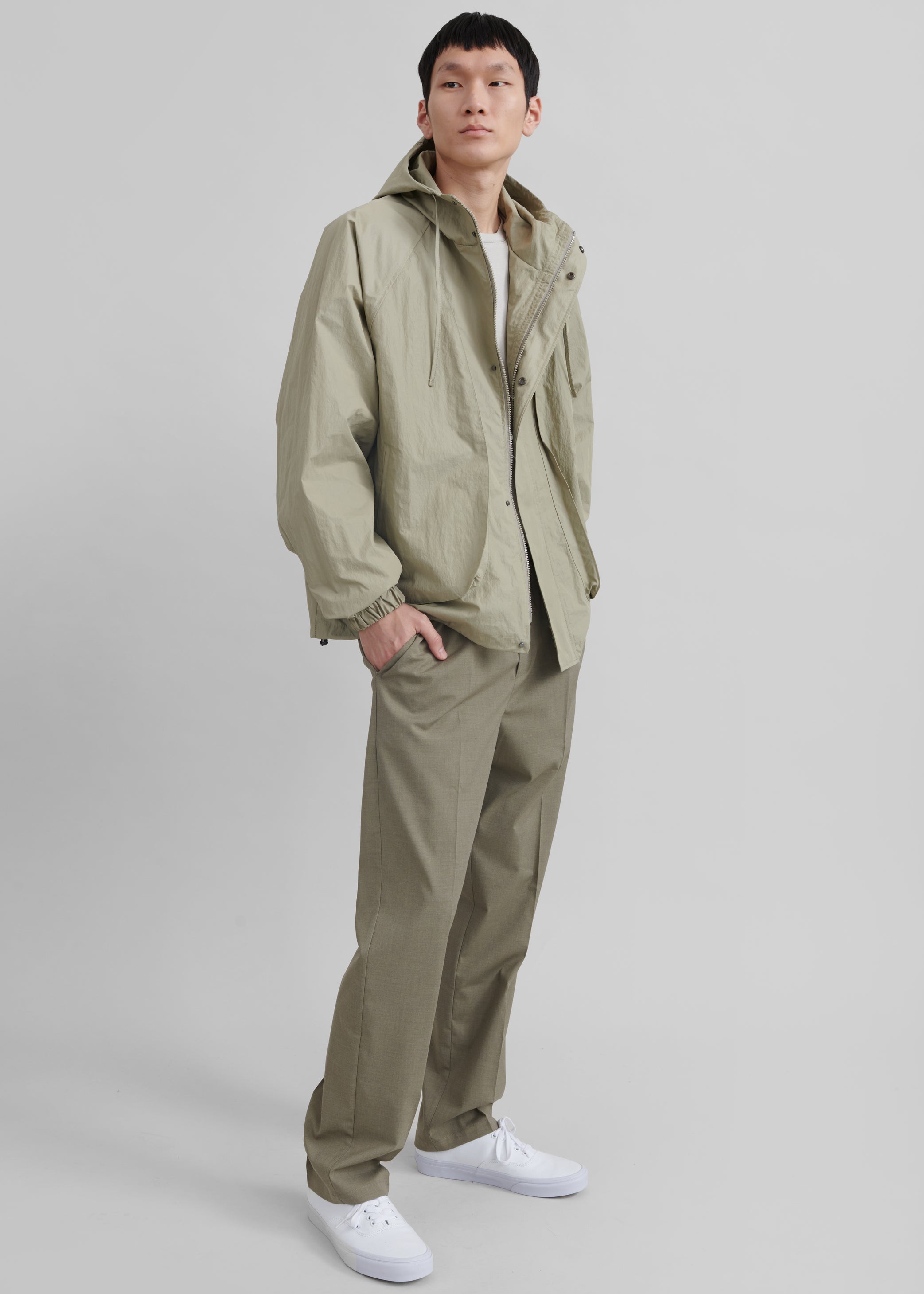 Shop the look image for Samsøe Samsøe Sajabari X Trousers - Dusty Olive
