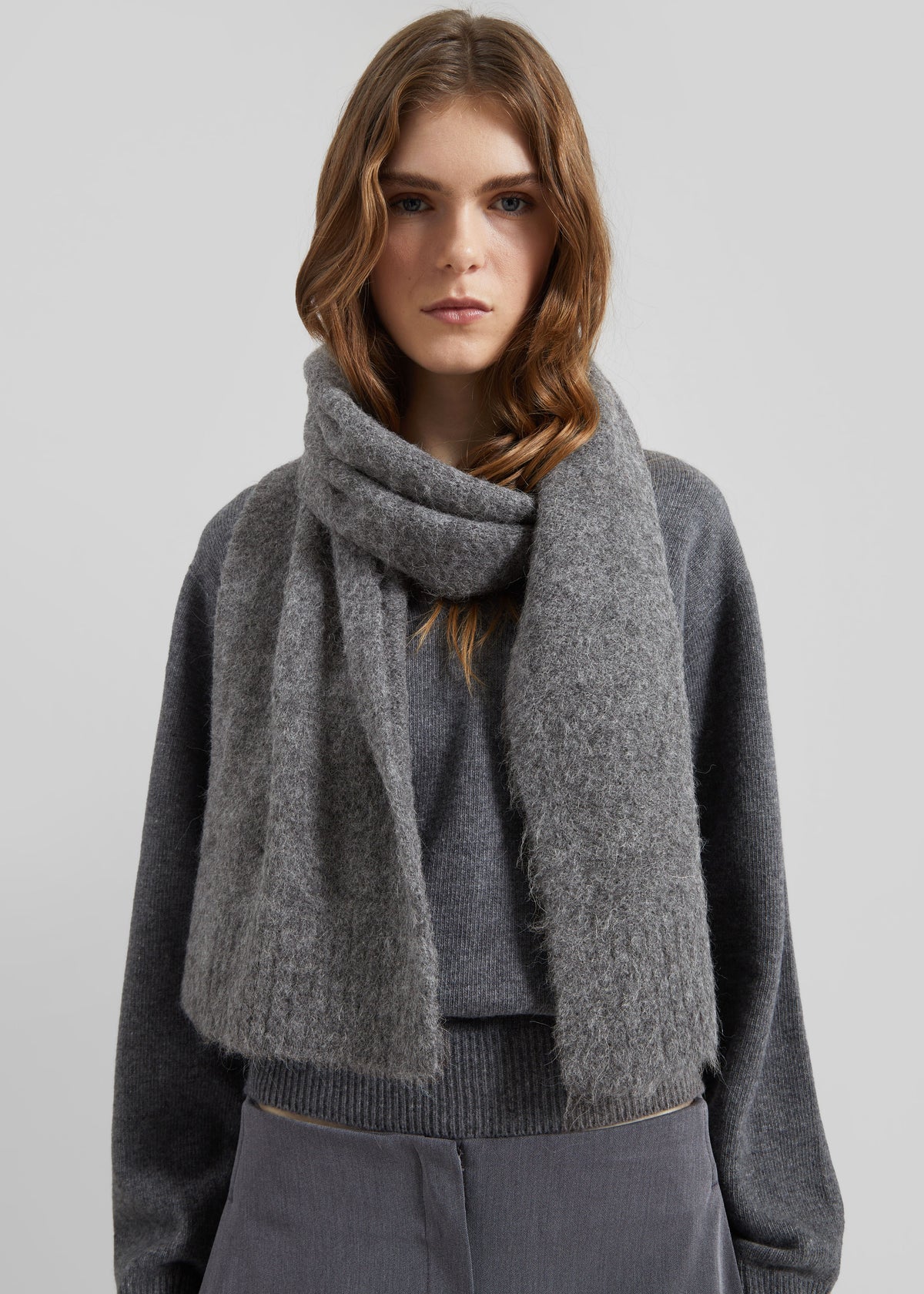 Samsøe Samsøe Sajeanne Scarf - Iron Gate - 3