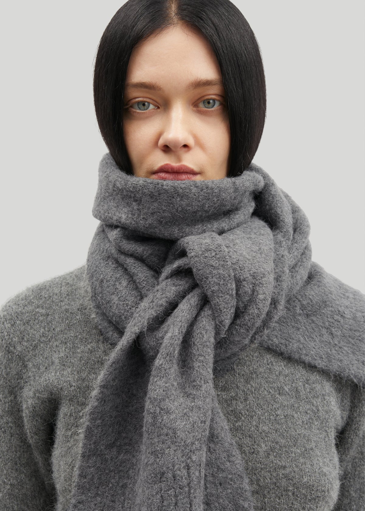 Samsøe Samsøe Sajeanne Scarf - Iron Gate - 1