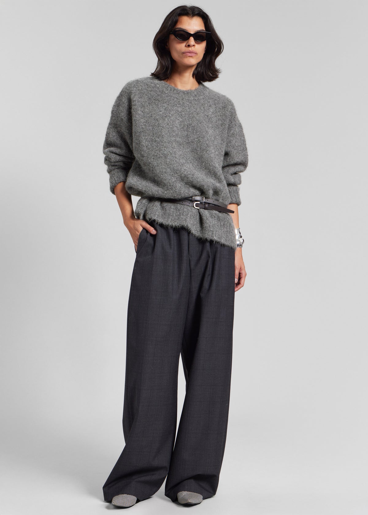 Samsøe Samsøe Sajeanne Sweater - Iron Gate - 4