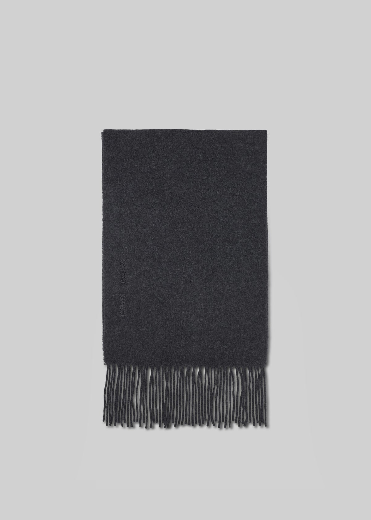 Samsøe Samsøe Sajolly Scarf - Dark Grey Melange