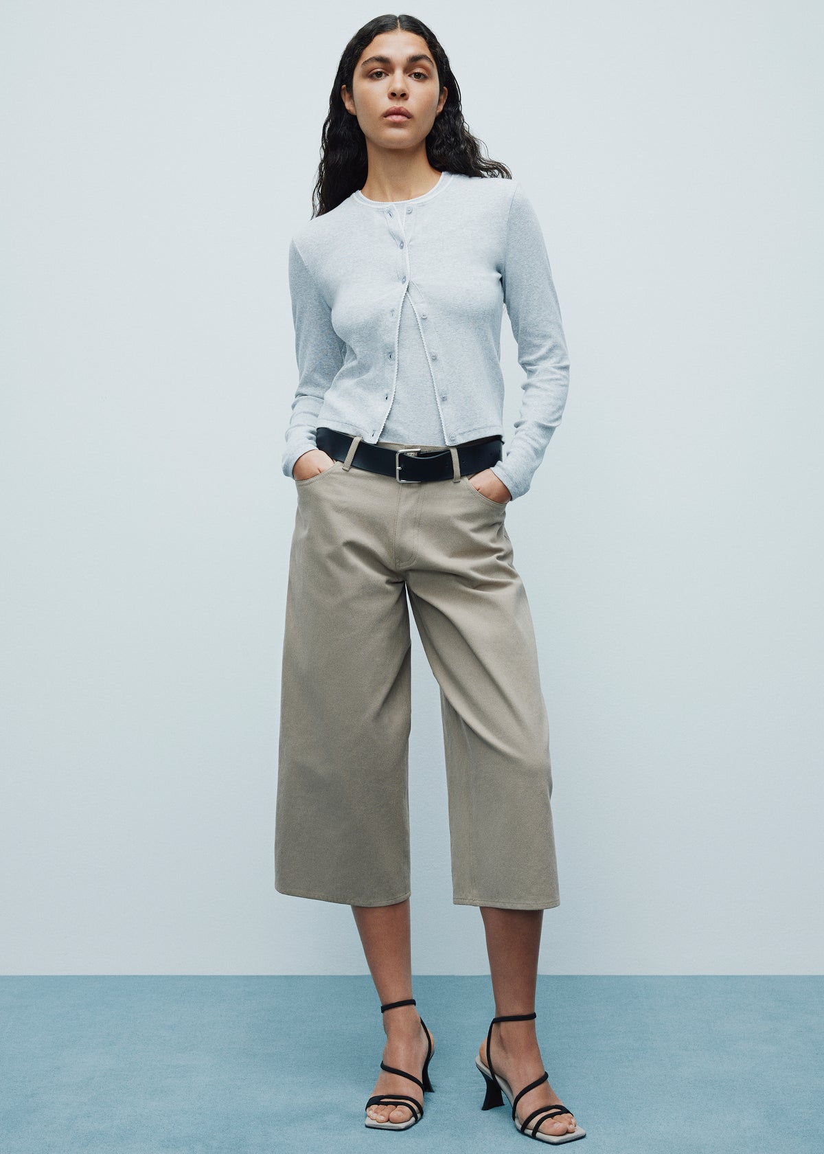 Samsøe Samsøe Sajune LS Cardigan - Light Grey Melange - 3