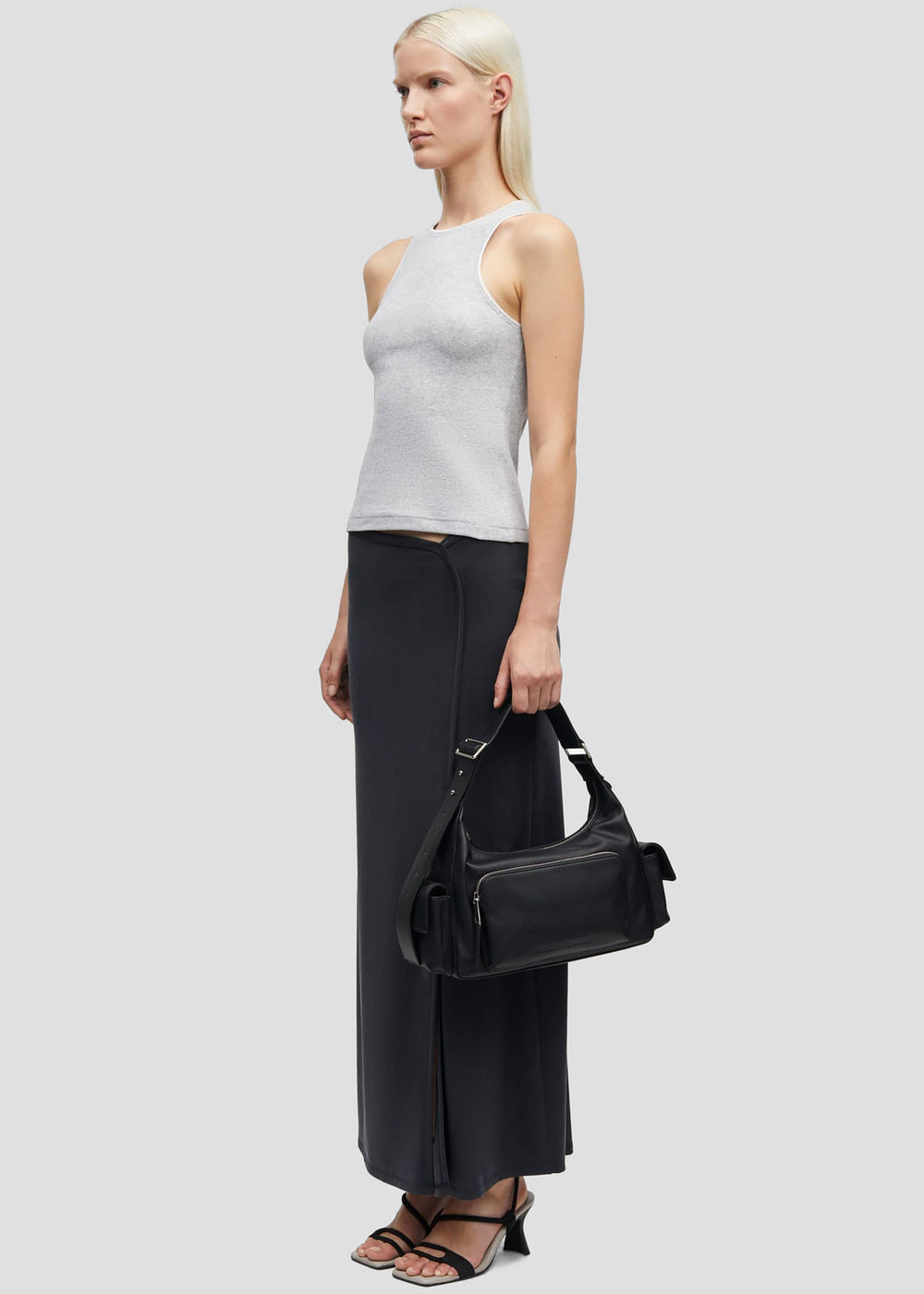 Samsøe Samsøe Sajune Tank Top - Light Grey Melange - 1