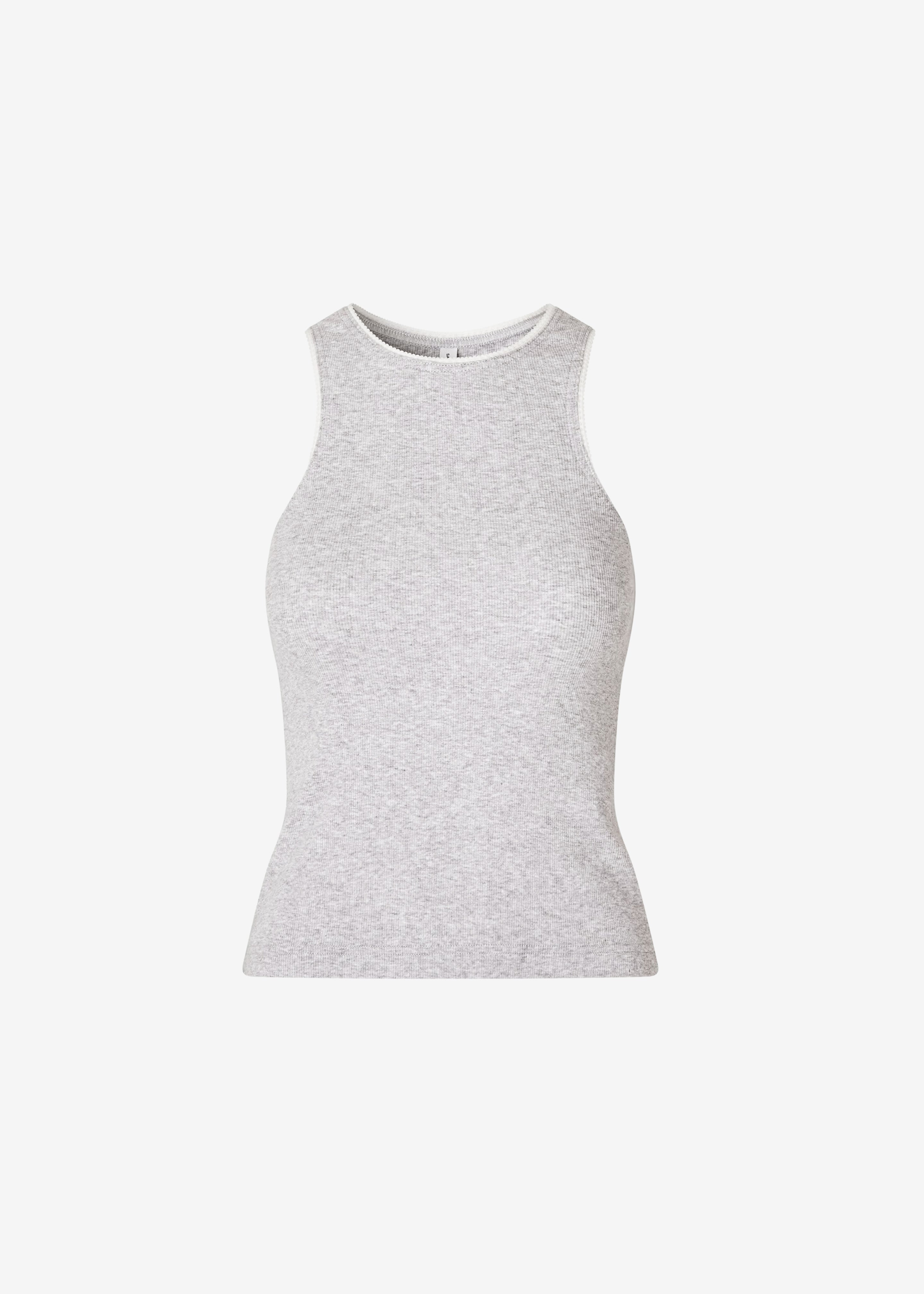 Samsøe Samsøe Sajune Tank Top - Light Grey Melange - 5