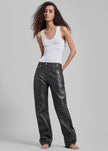 Samsøe Samsøe Salynn Trousers - Washed Black Olive