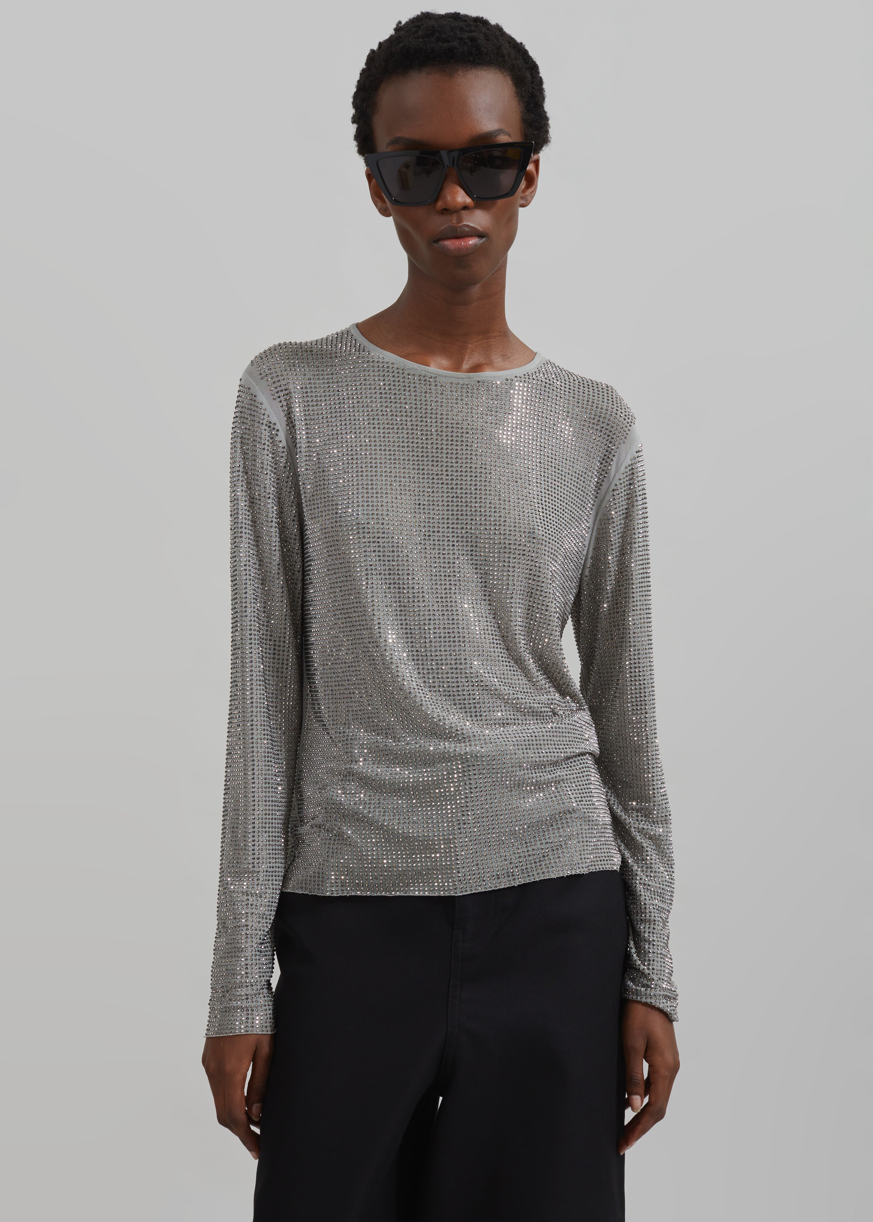 Samsøe Samsøe Samagda Top - Light Grey - 4