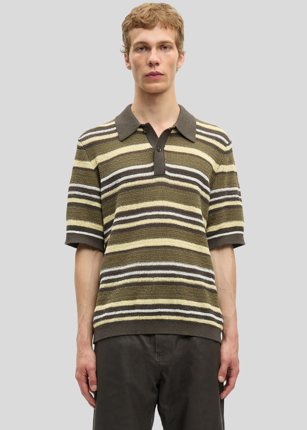 Samsøe Samsøe Samarco Polo Ss - Burnt Olive St. - 1