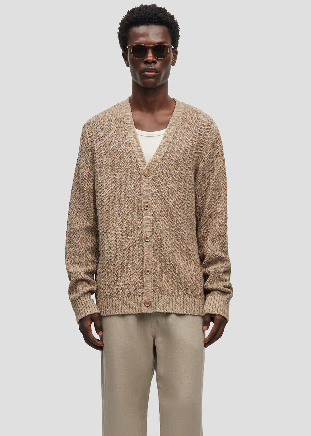 Samsøe Samsøe Samicah Cardigan - Greige - 1