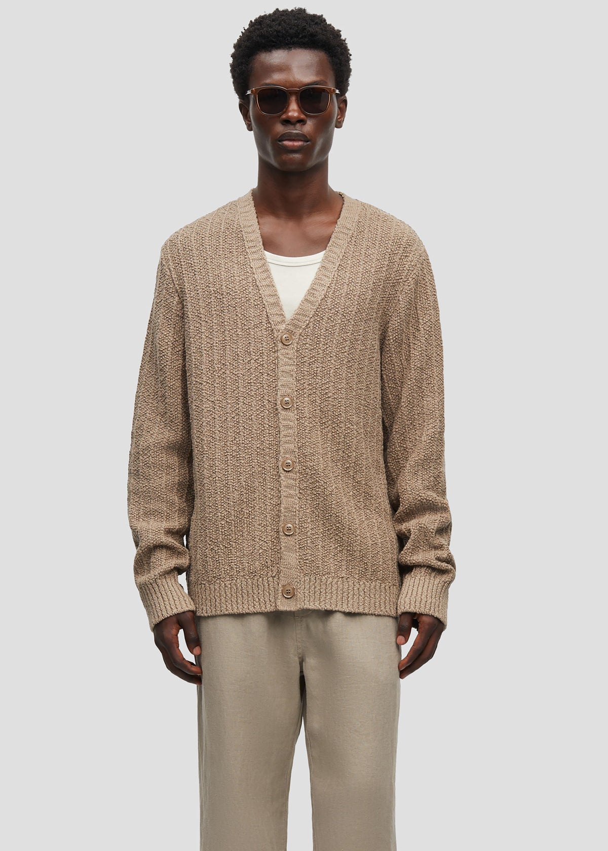 Samsøe Samsøe Samicah Cardigan - Greige - 2