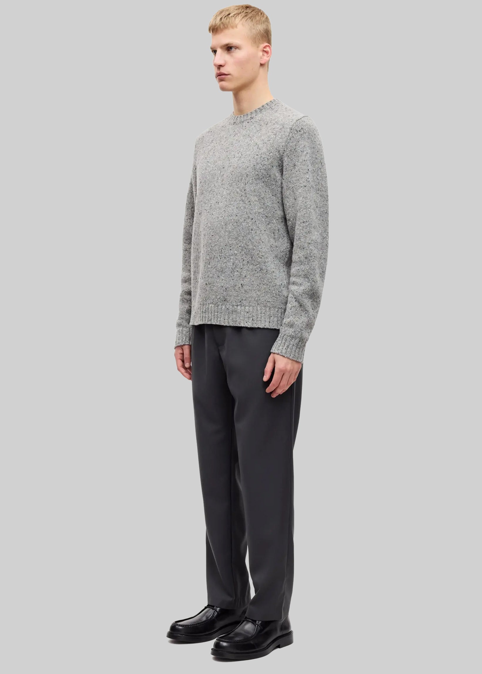 Samsøe Samsøe Sanataniel Sweater - Grey Melange - 4