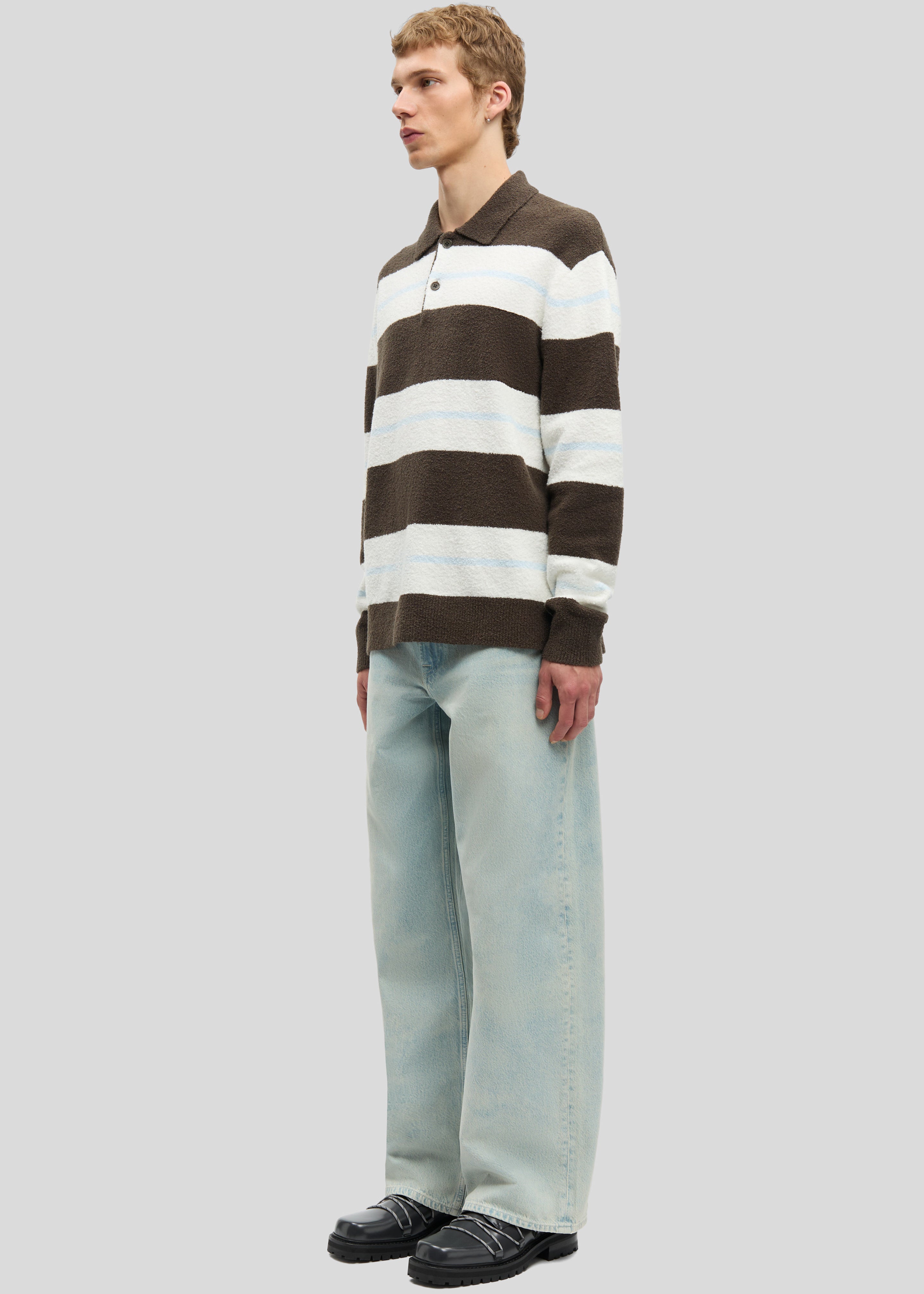 Samsøe Samsøe Sanino Polo - Black Olive St. - 3