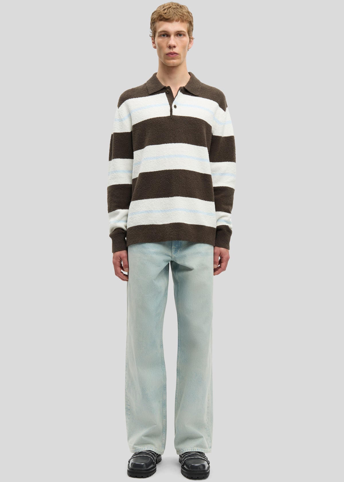 Samsøe Samsøe Sanino Polo - Black Olive St. - 4