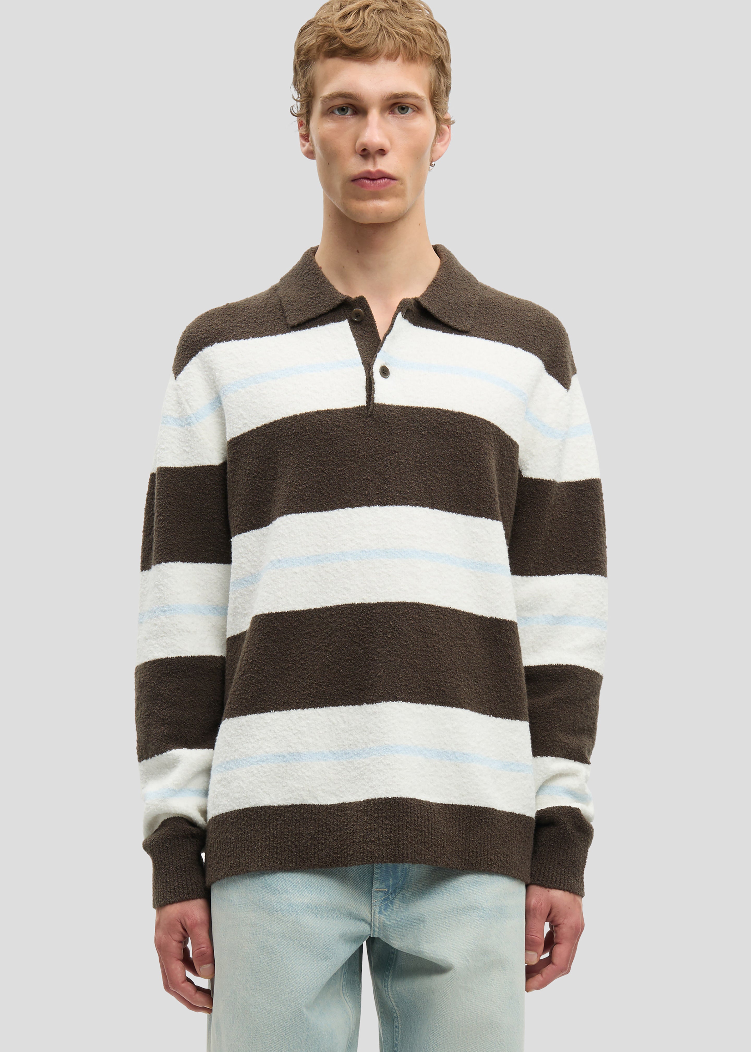Samsøe Samsøe Sanino Polo - Black Olive St. - 1