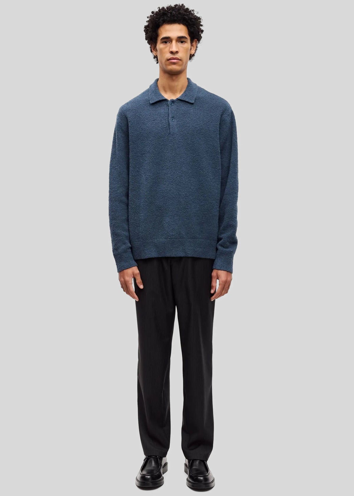 Samsøe Samsøe Sanino Polo - Midnight Navy - 2