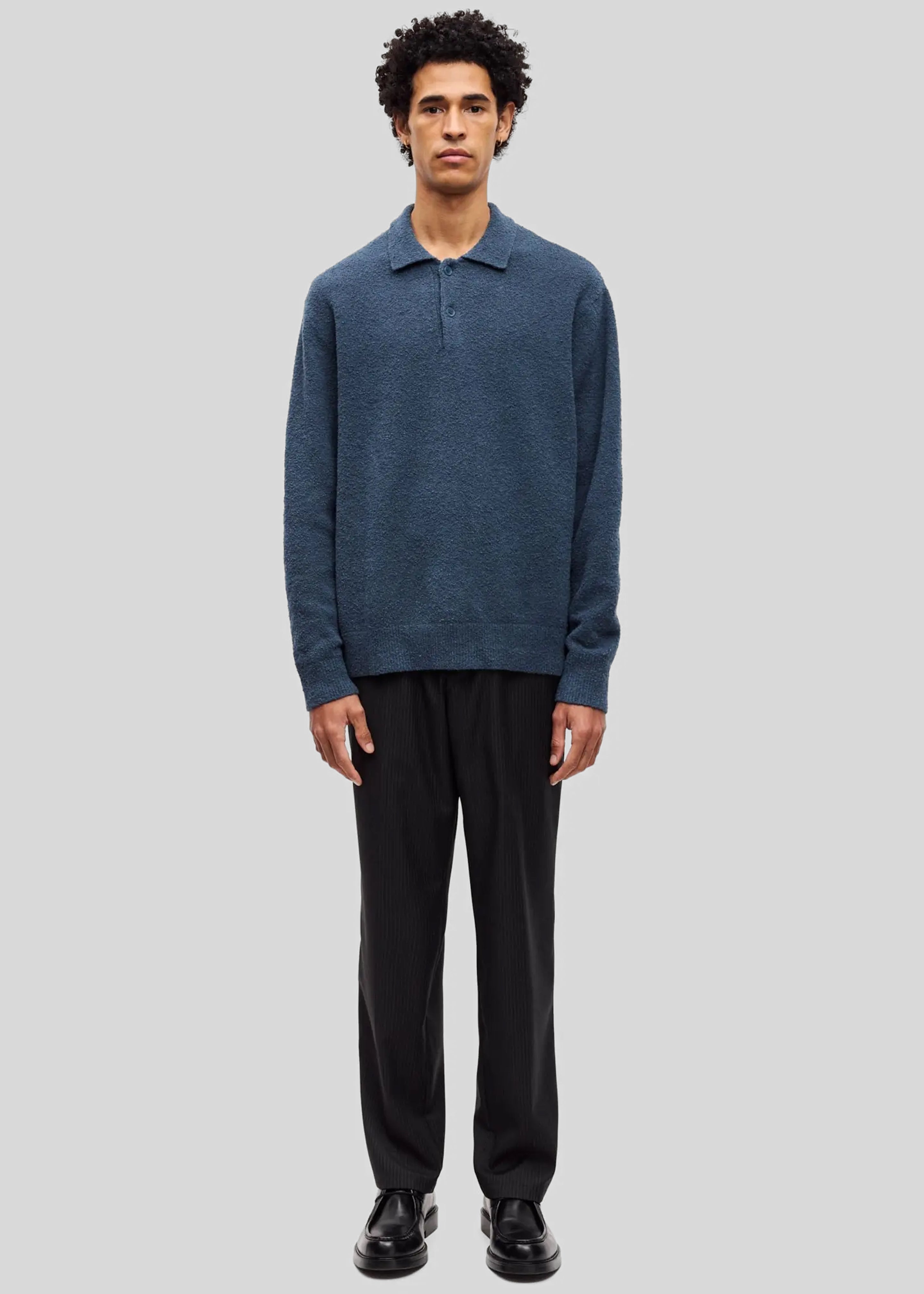 Samsøe Samsøe Sanino Polo - Midnight Navy - 2