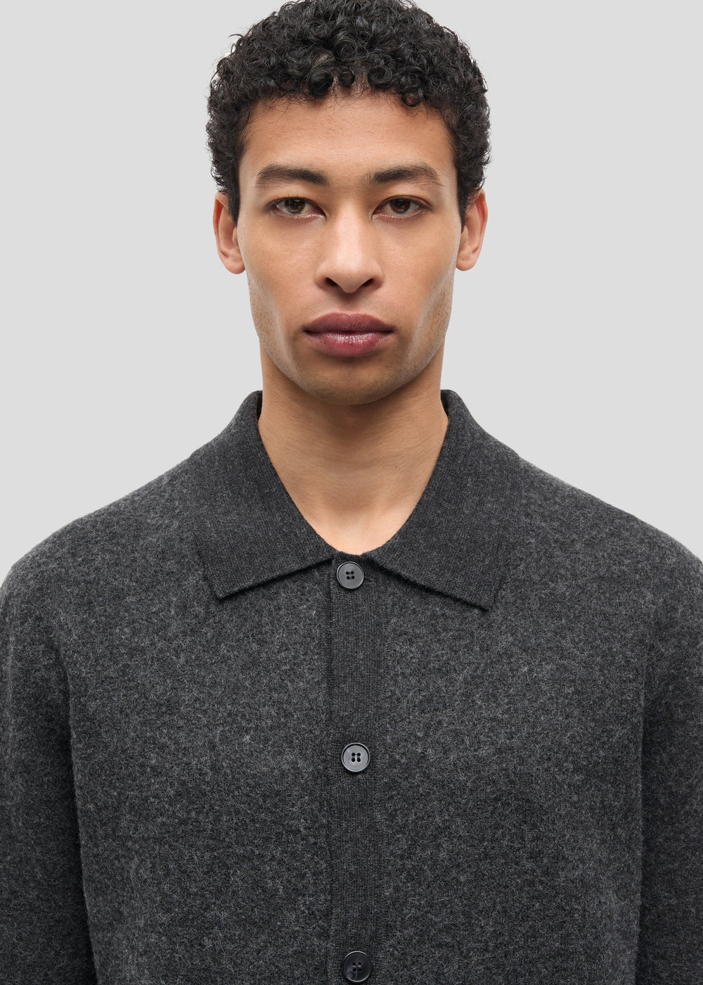 Samsøe Samsøe Sarichard Cardigan - Dark Grey Melange - 1