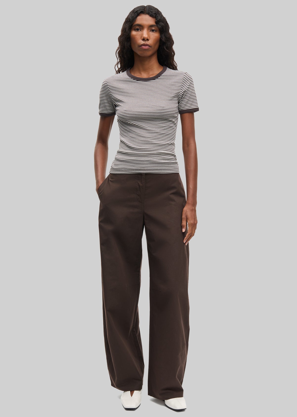 Samsøe Samsøe Saroko Trousers - Mulch - 3