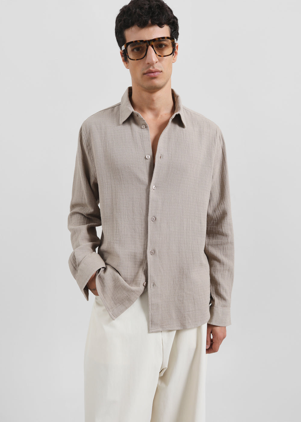 Samsøe Samsøe Saryan X Shirt - Greige