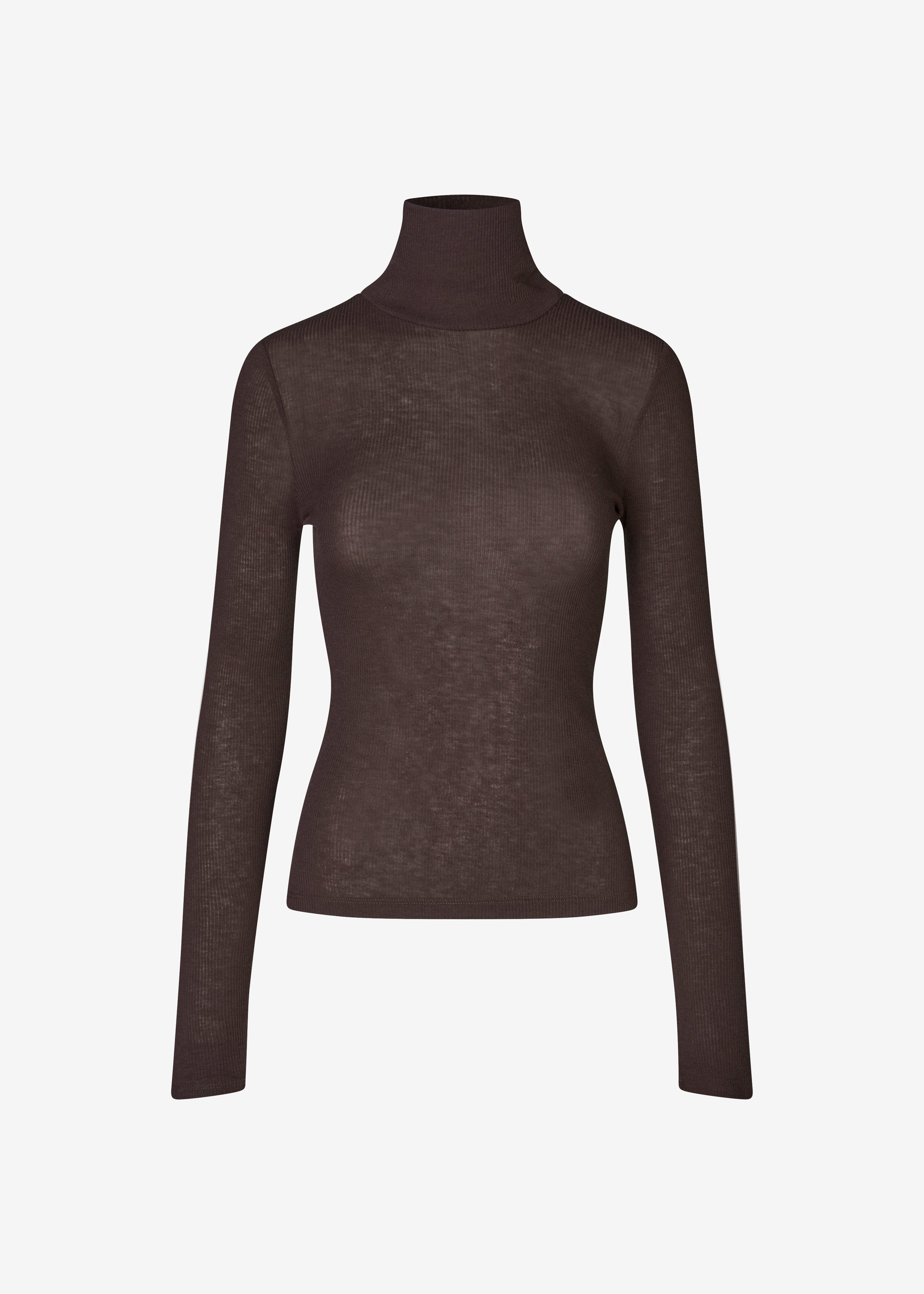 Samsøe Samsøe Sasonnet Turtleneck - Chocolate Torte - 9