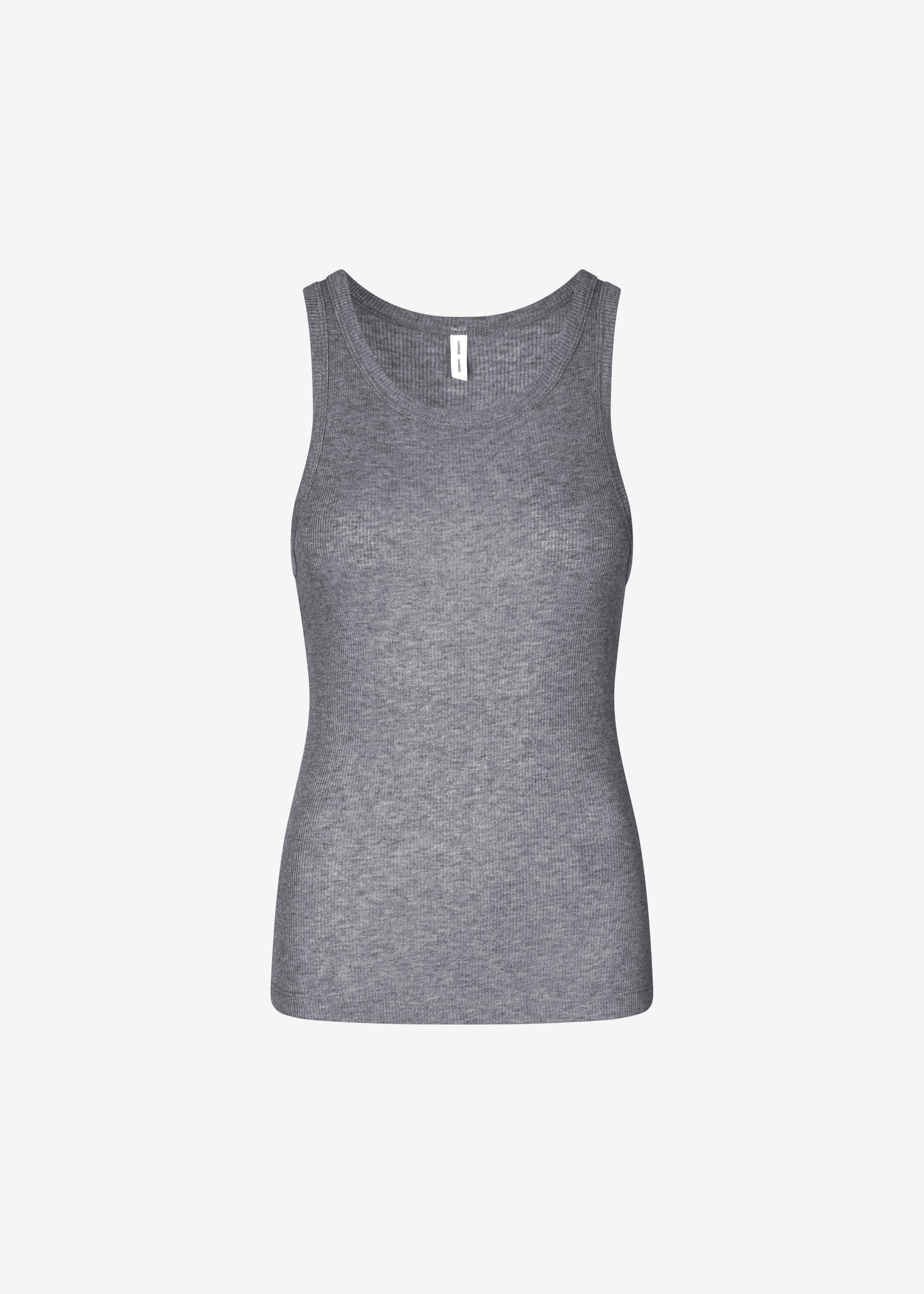 Samsøe Samsøe Sasonnet Tank Top - Mid Grey Melange - 8