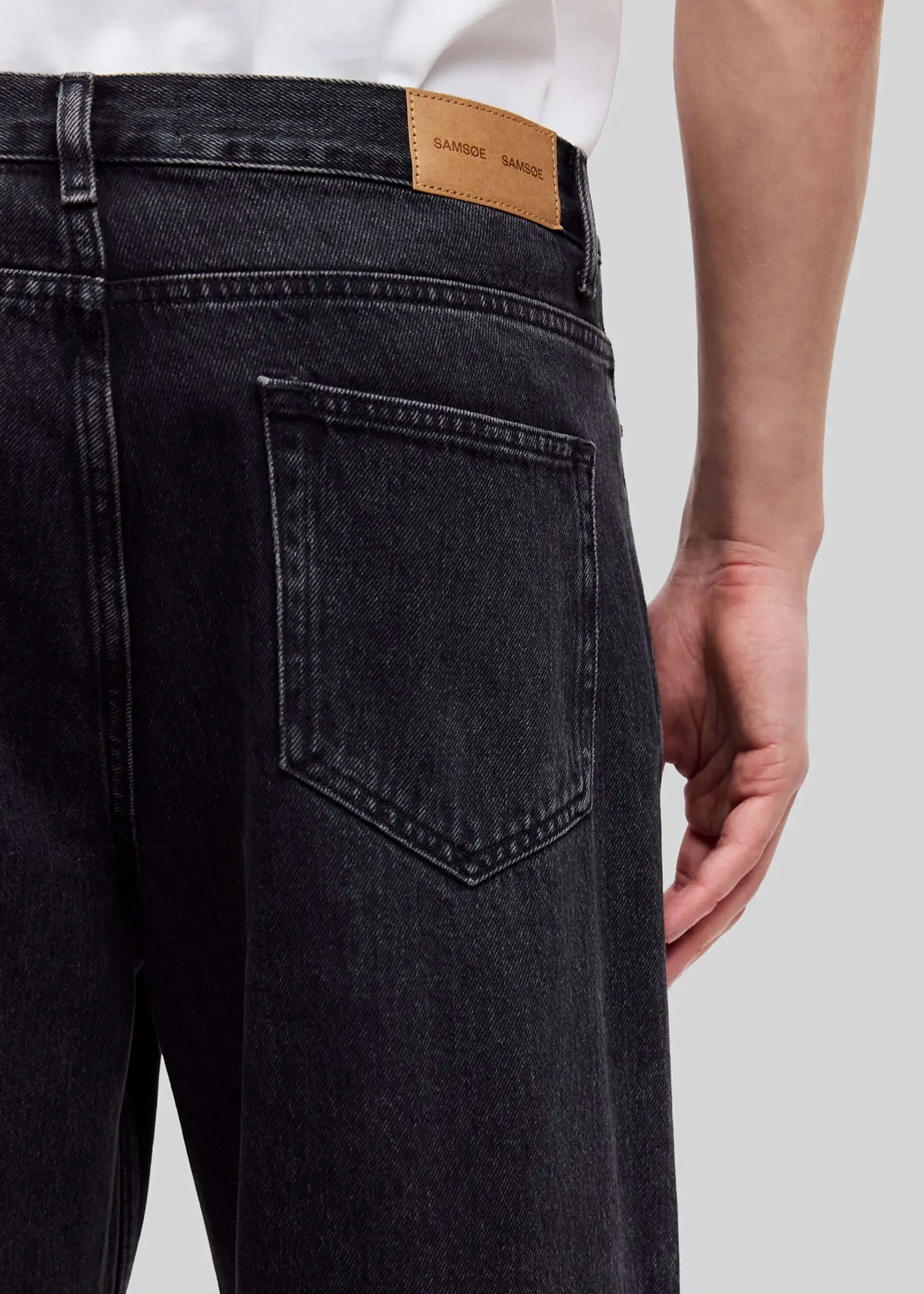 Samsøe Samsøe Satimothy Jeans - Black Blizzard – The Frankie Shop