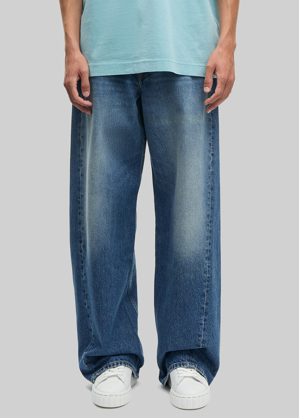Trafal Wide Jeans - Blue Wash – The Frankie Shop