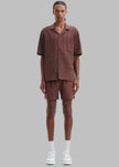 Samsøe Samsøe Moses Swim Shorts - Brown Stone