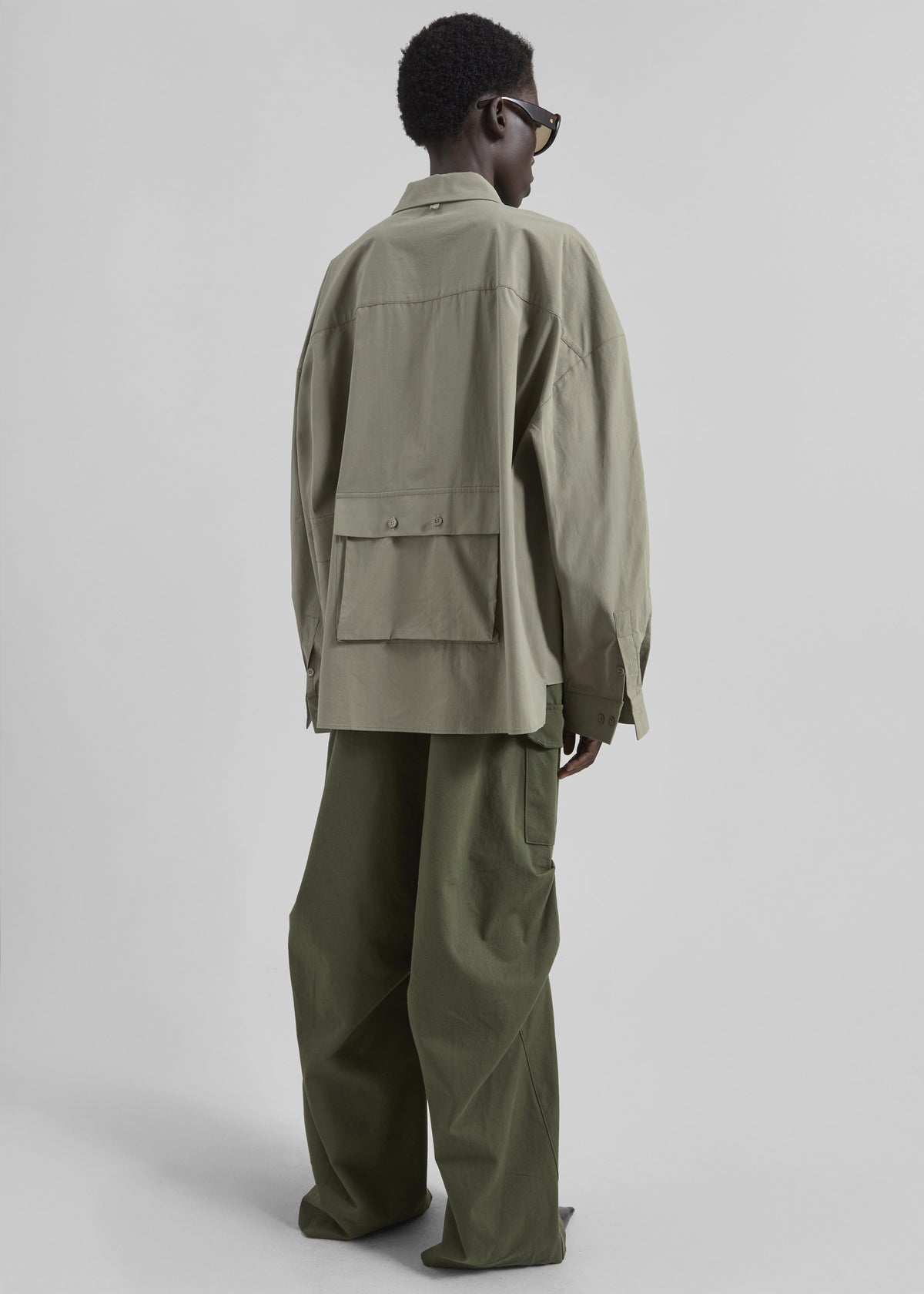 Sancey Cargo Pocket Shirt - Olive - 6