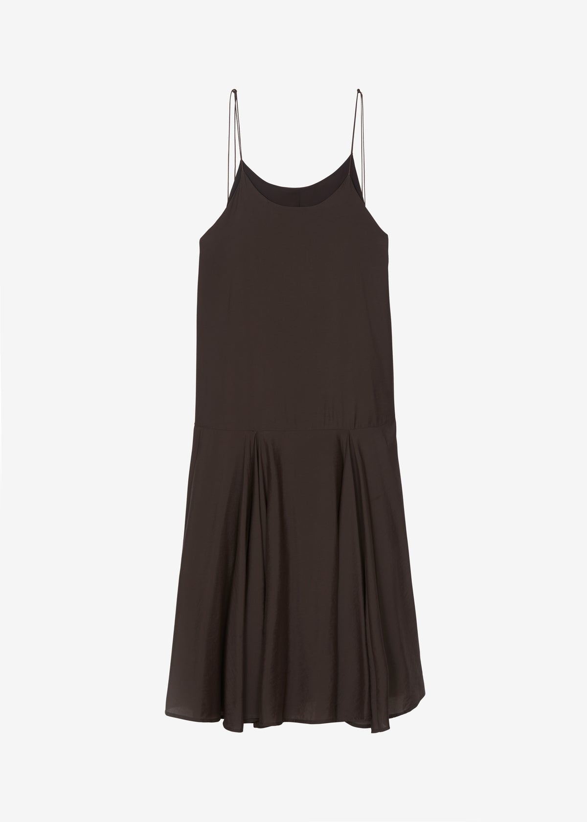 Savenay Drop-Waist Maxi Dress - Brown - 7