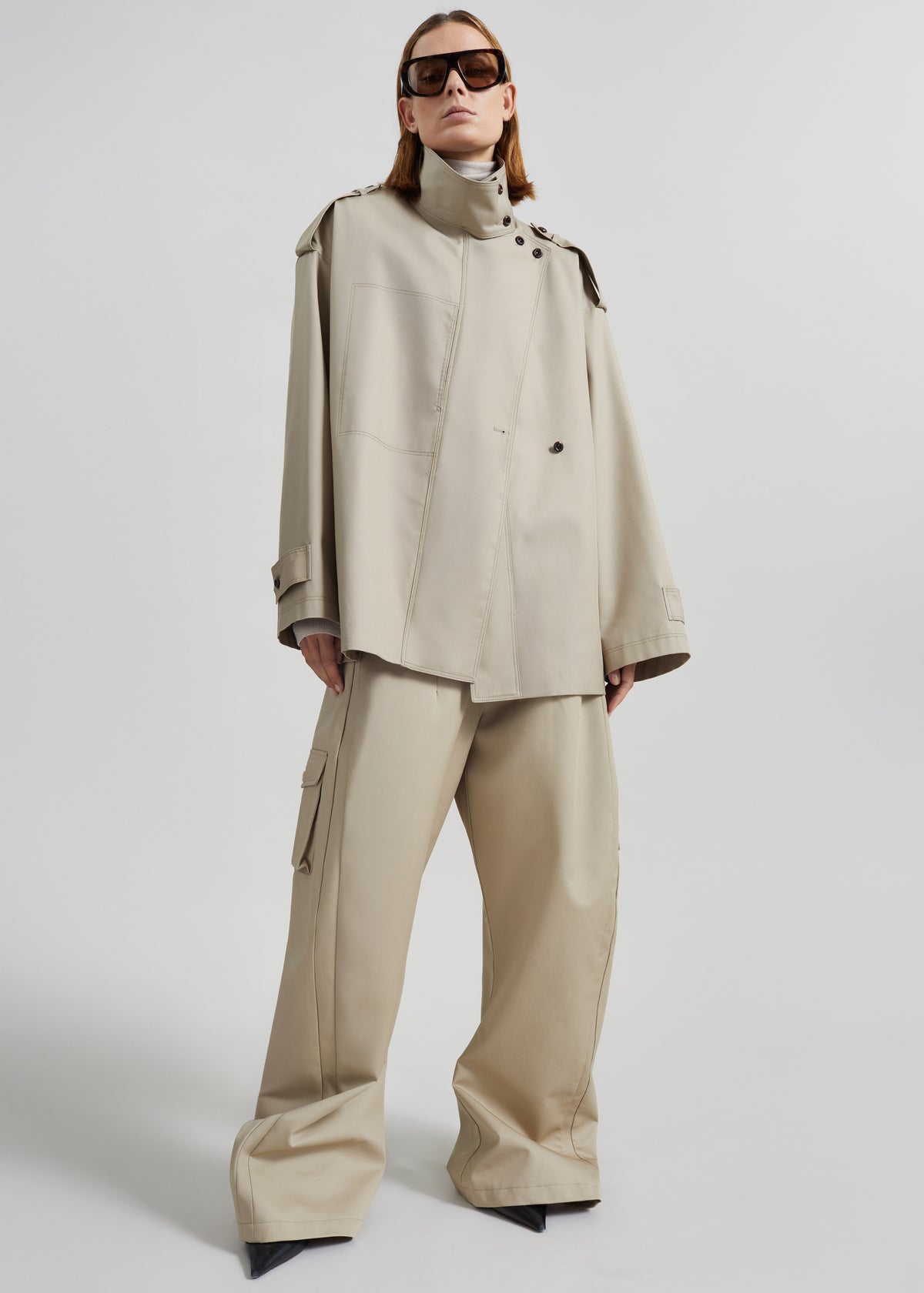 Schagen Short Trench - Beige - 4