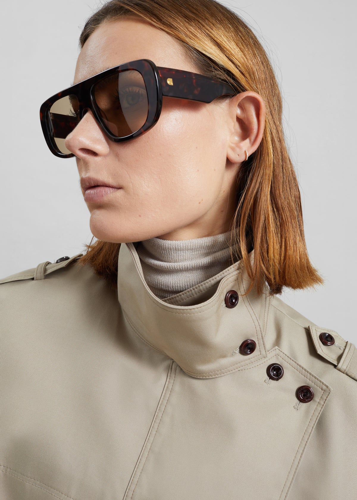 Schagen Short Trench - Beige - 3