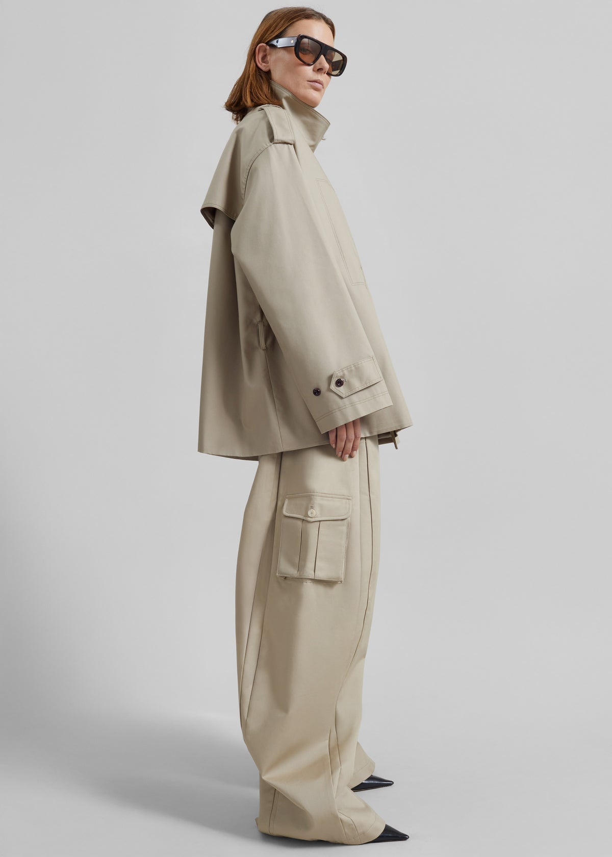 Schagen Short Trench - Beige - 7