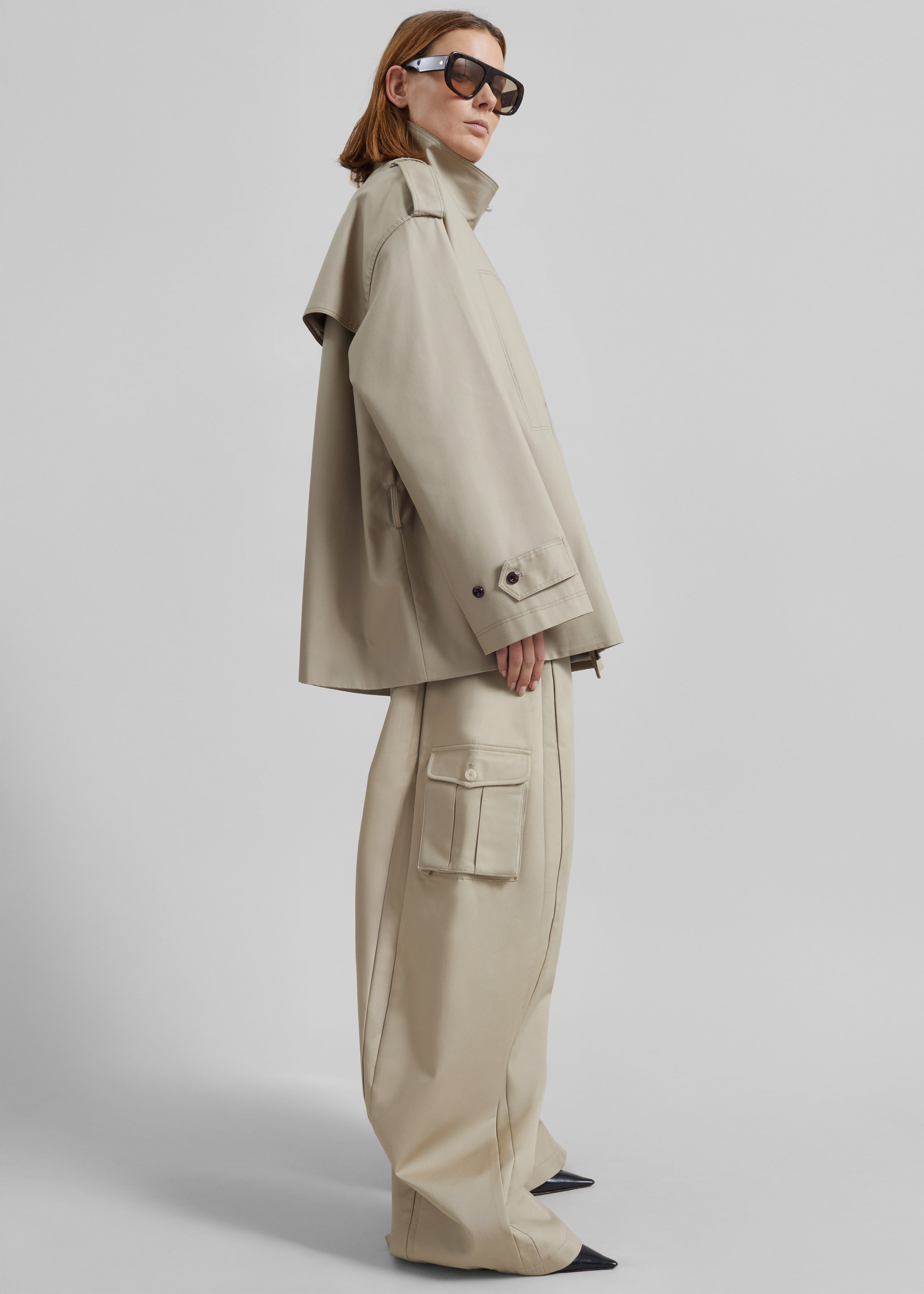 Schagen Short Trench - Beige - 7