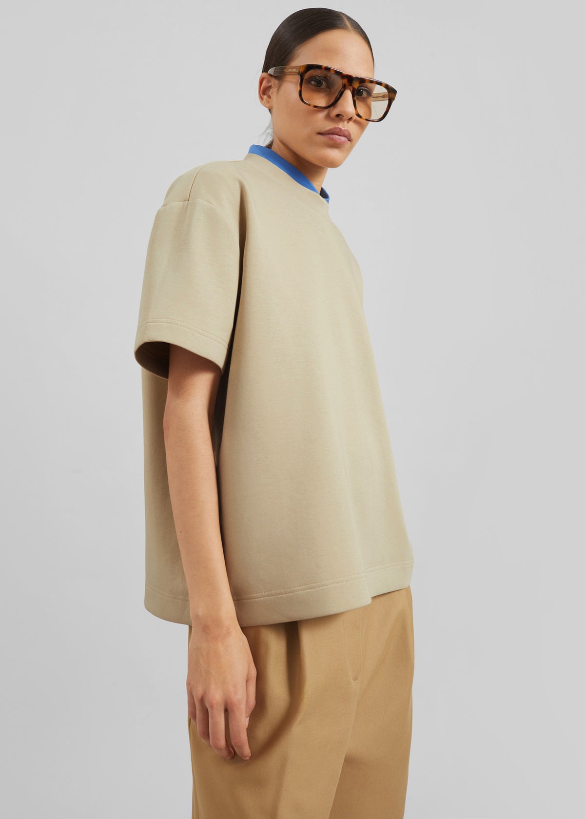 Scoob Boxy T-Shirt - Beige - 3