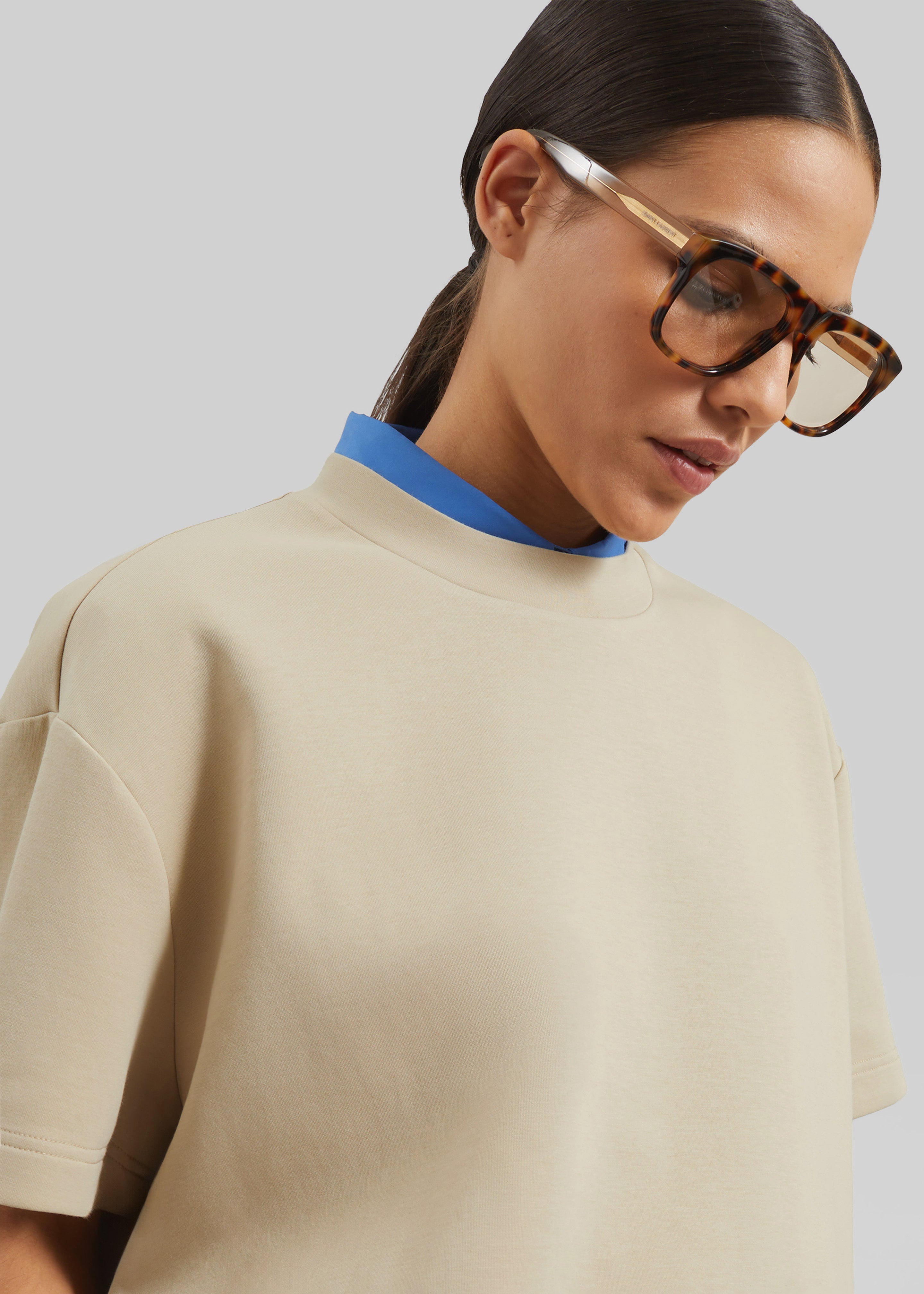 Scoob Boxy T-Shirt - Beige - 3